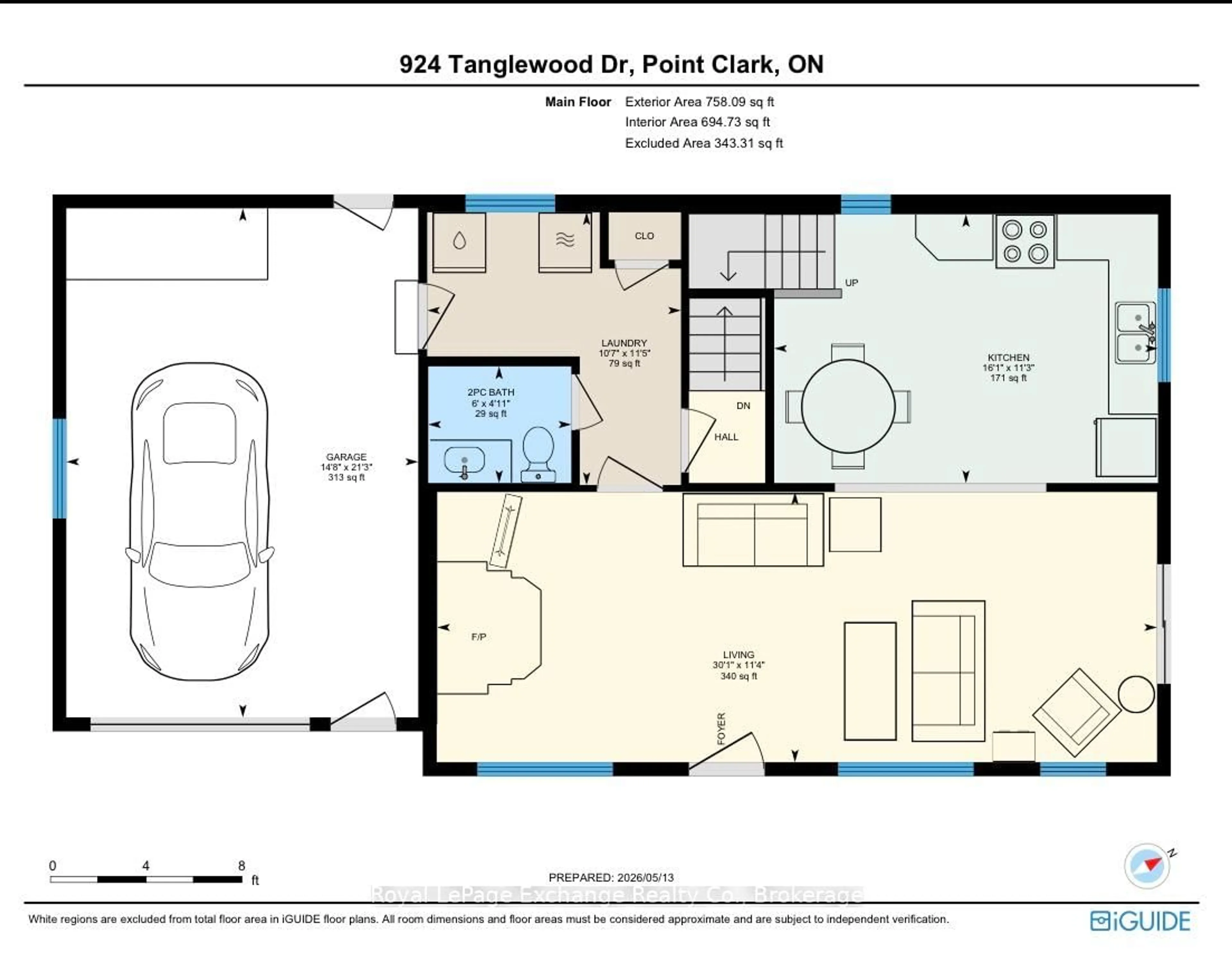 Floor plan for 924 Tanglewood Dr, Huron-Kinloss Ontario N2Z 2X3