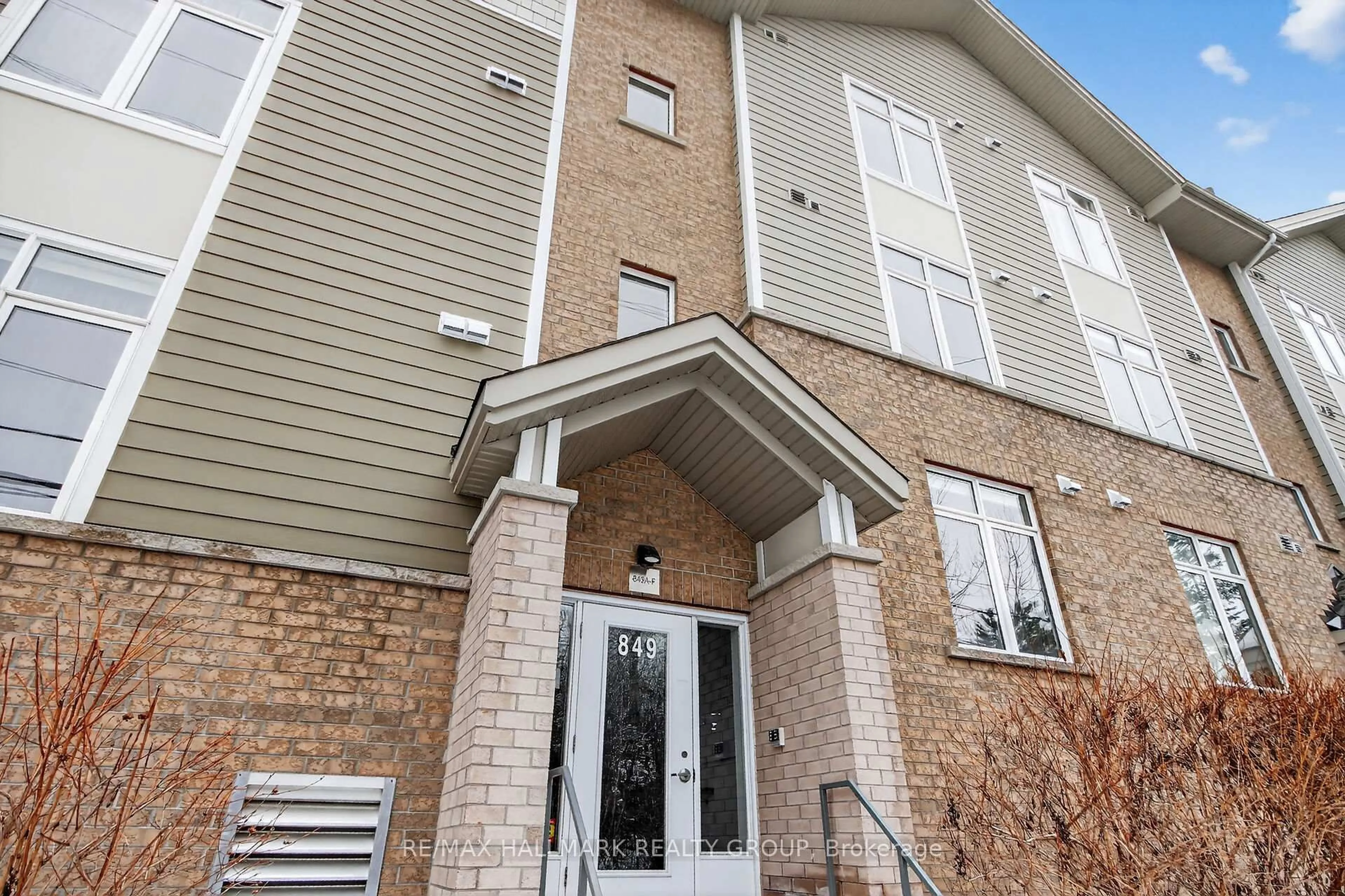 Home with brick exterior material, street for 849 Blackcomb Private #Unit F, Ottawa Ontario K1G 4E4
