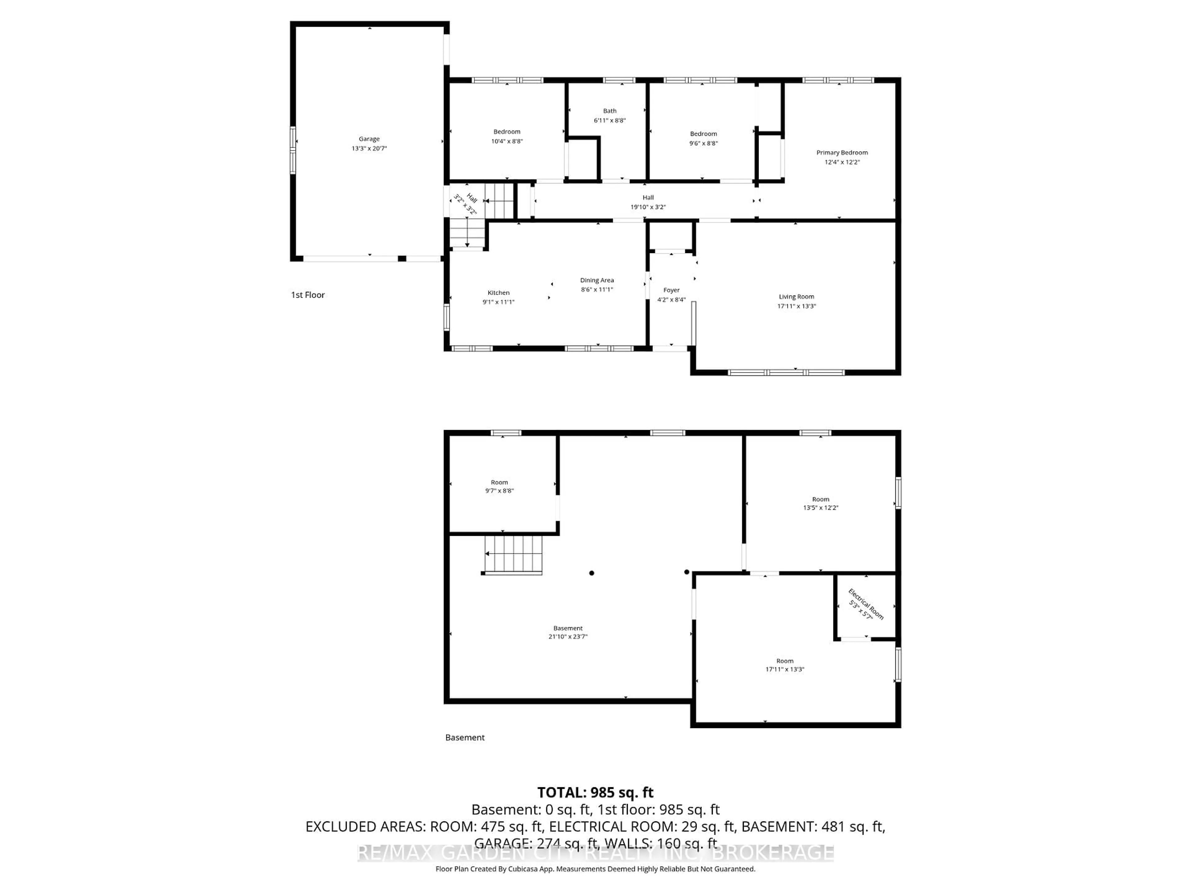 Floor plan for 1 GLADMAN Ave, St. Catharines Ontario L2N 4A2