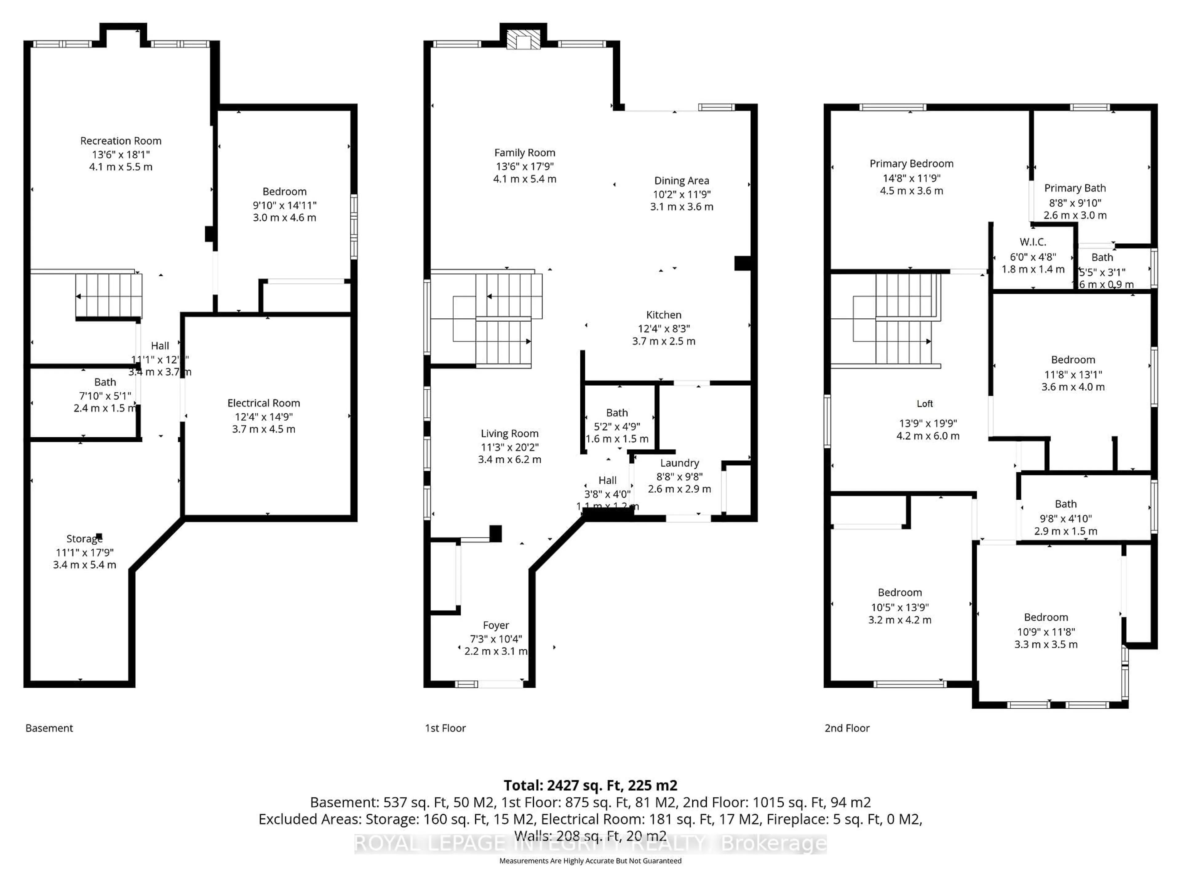 Floor plan for 270 Shinleaf Cres, Ottawa Ontario K1W 0J2
