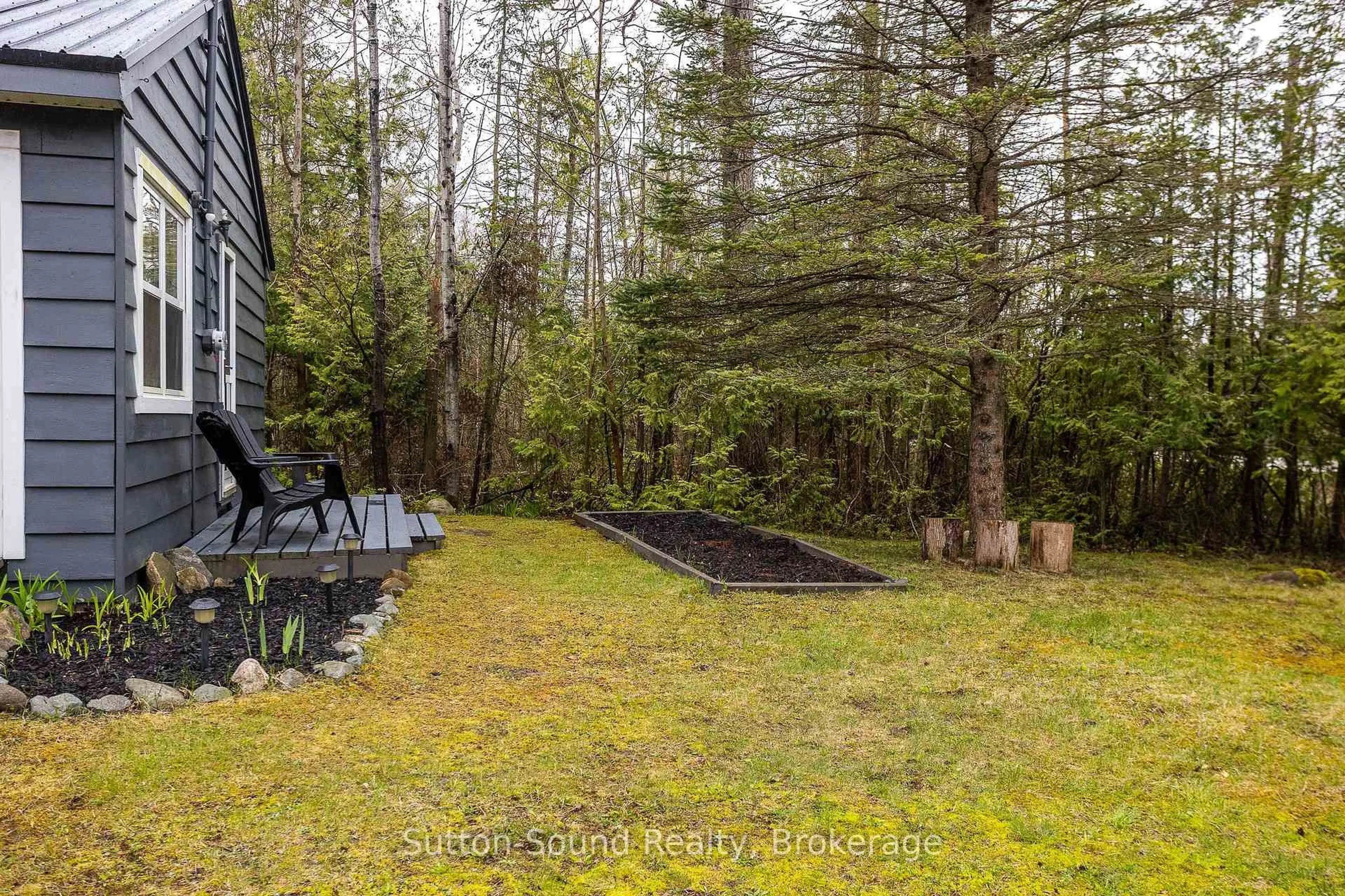 A pic from outside/outdoor area/front of a property/back of a property/a pic from drone, forest/trees view for 516 Bruce Road 13 Rd, Native Leased Lands Ontario N0H 2L0