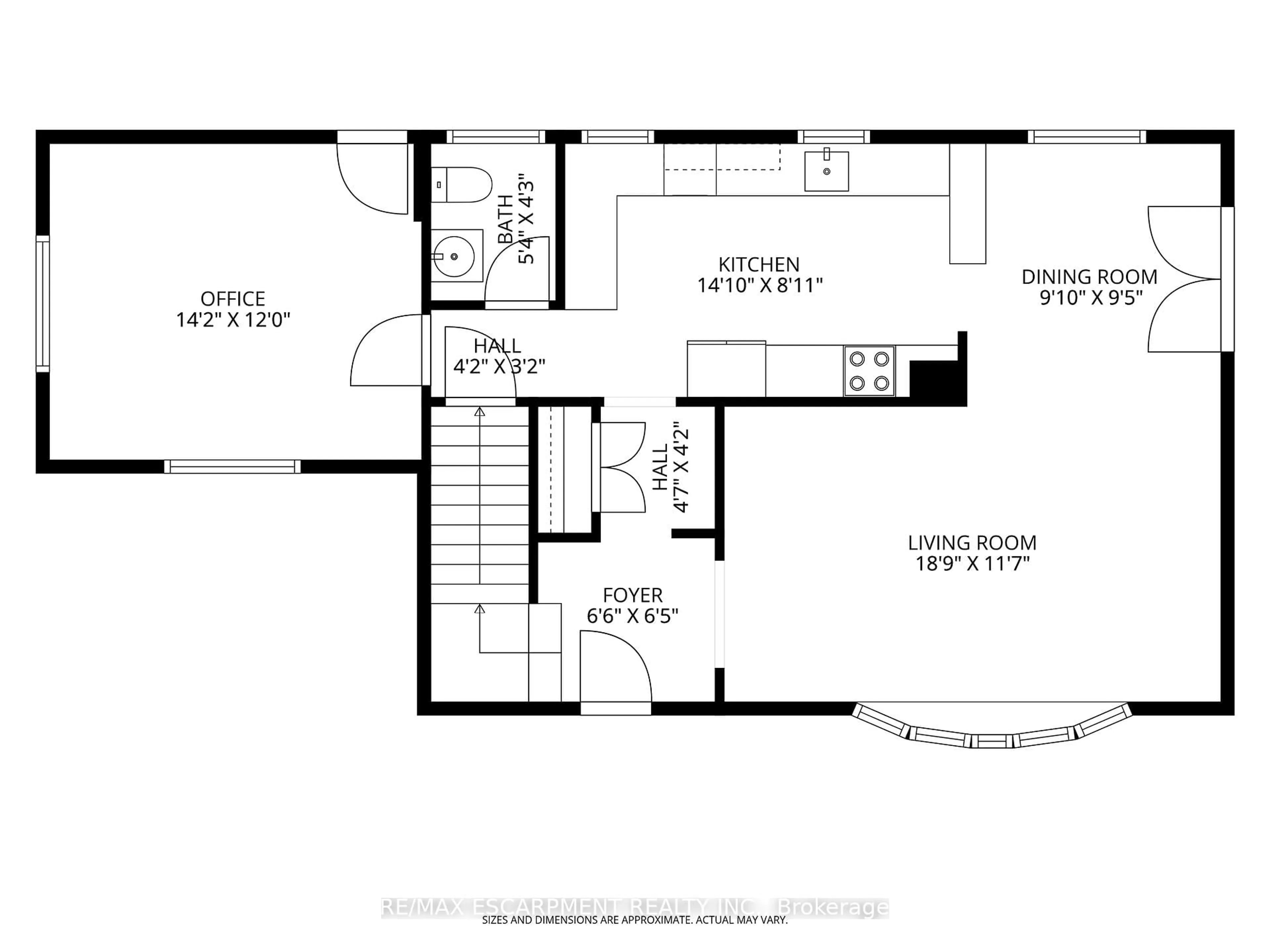 Floor plan for 66 Skyline Dr, Hamilton Ontario L9C 3S6