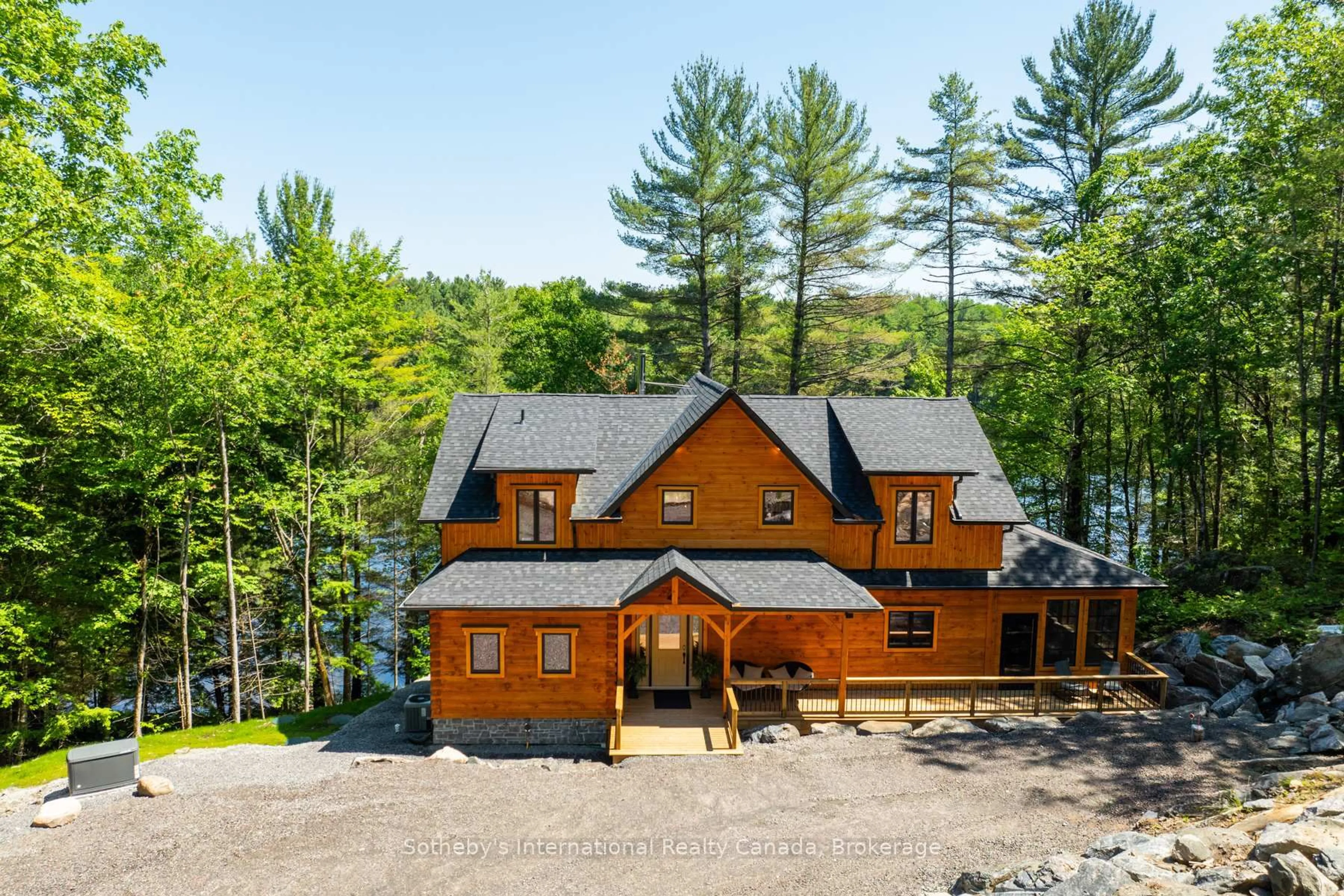 A pic from outside/outdoor area/front of a property/back of a property/a pic from drone, unknown for 1213 CAMP JACKSON Rd #15, Muskoka Lakes Ontario P0C 1A0