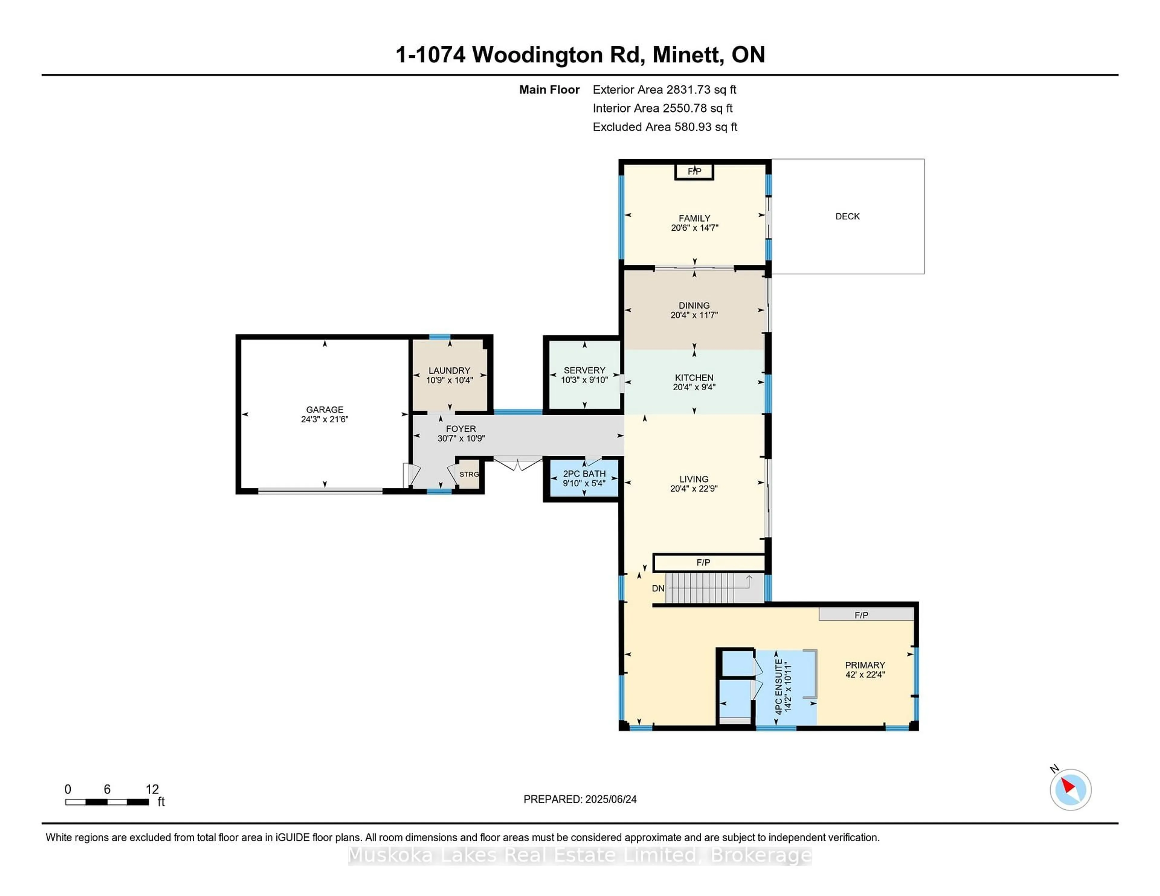 Floor plan for 1074 Woodington Rd #Unit 1, Muskoka Lakes Ontario P0B 1G0