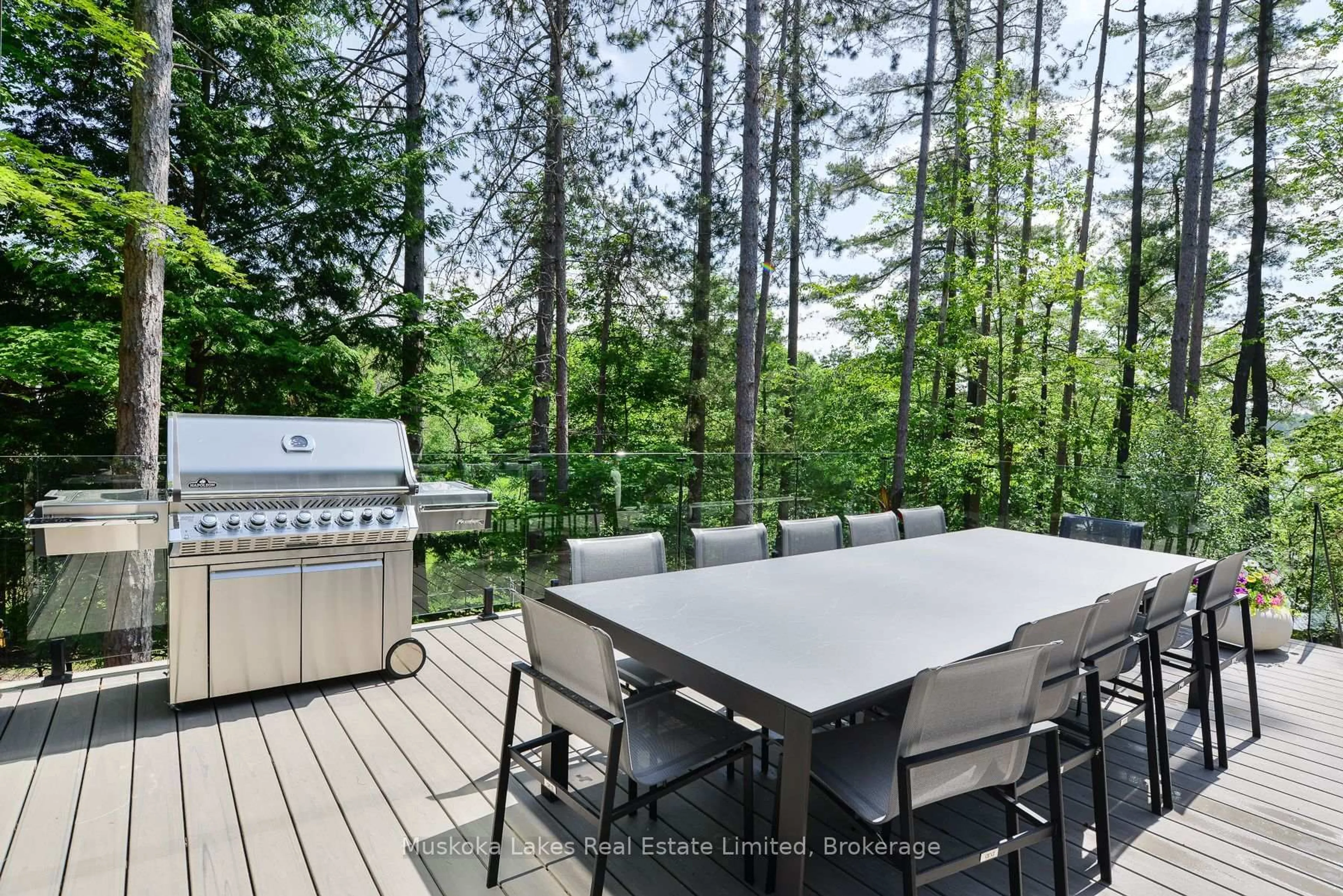 Patio, forest/trees view for 1074 Woodington Rd #Unit 1, Muskoka Lakes Ontario P0B 1G0