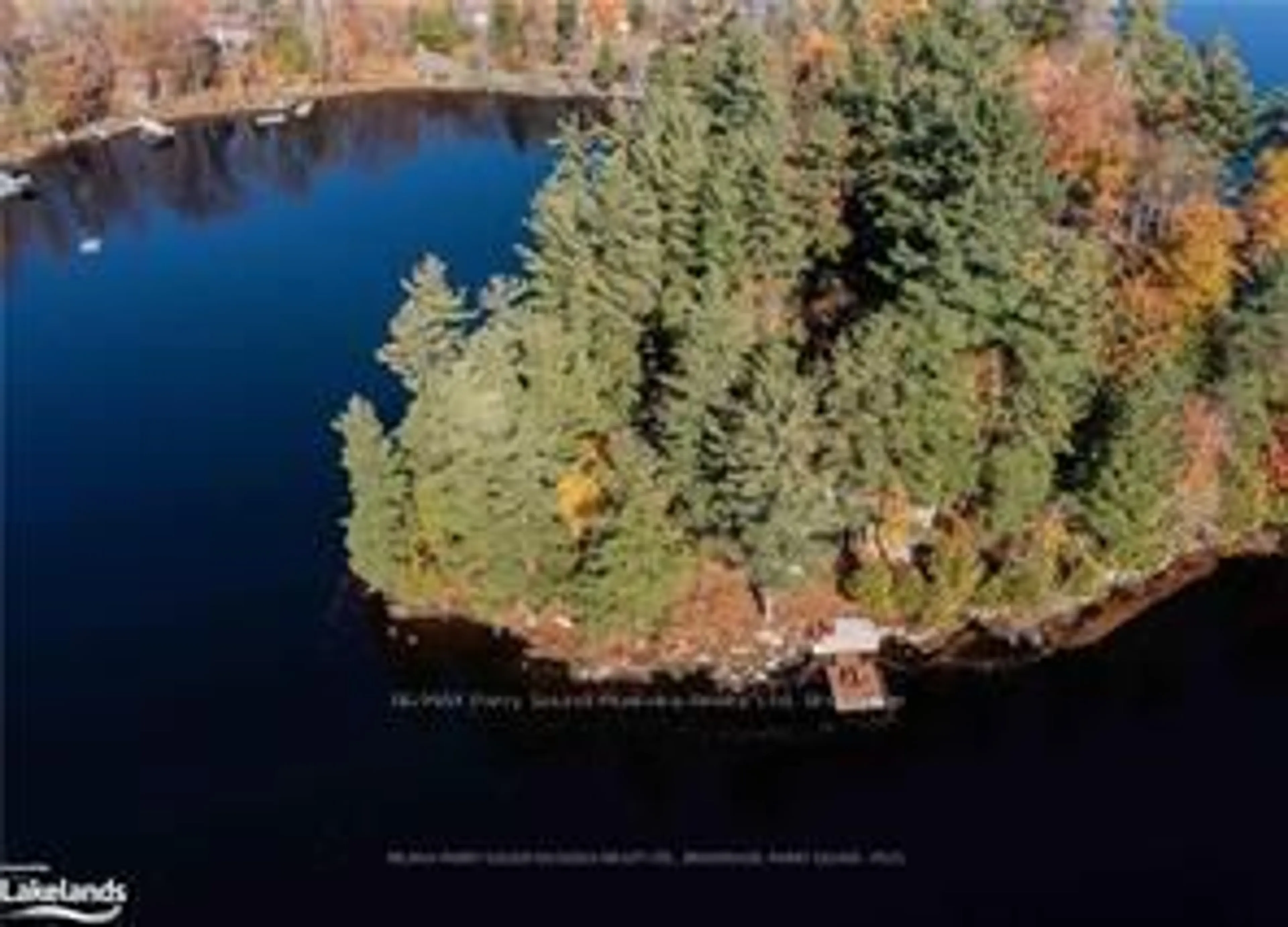 A pic from outside/outdoor area/front of a property/back of a property/a pic from drone, water/lake/river/ocean view for 7 & 9 EAST POINT Dr, McKellar Ontario P2A 0B4