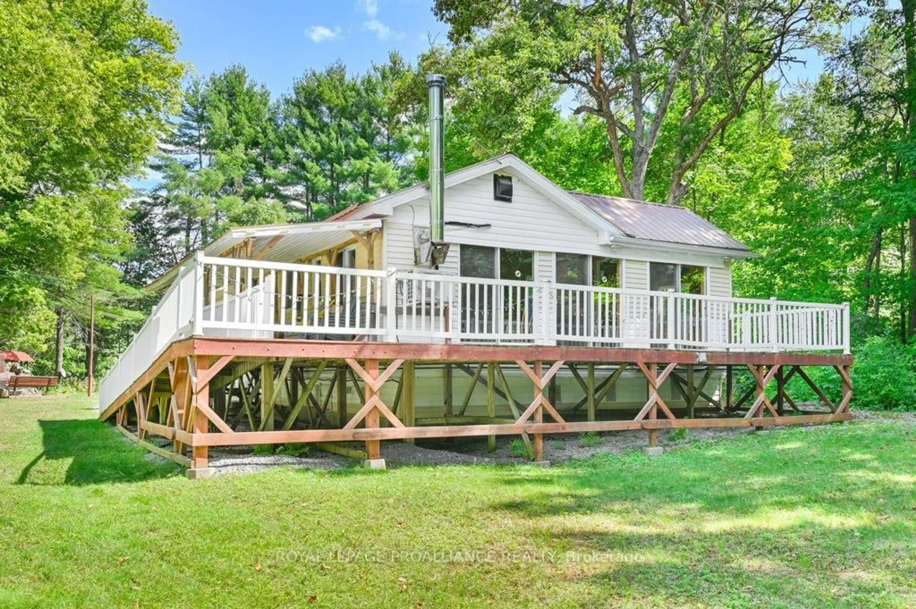Patio, water/lake/river/ocean view for 174 Cottage Lane, Tweed Ontario K0K 3J0