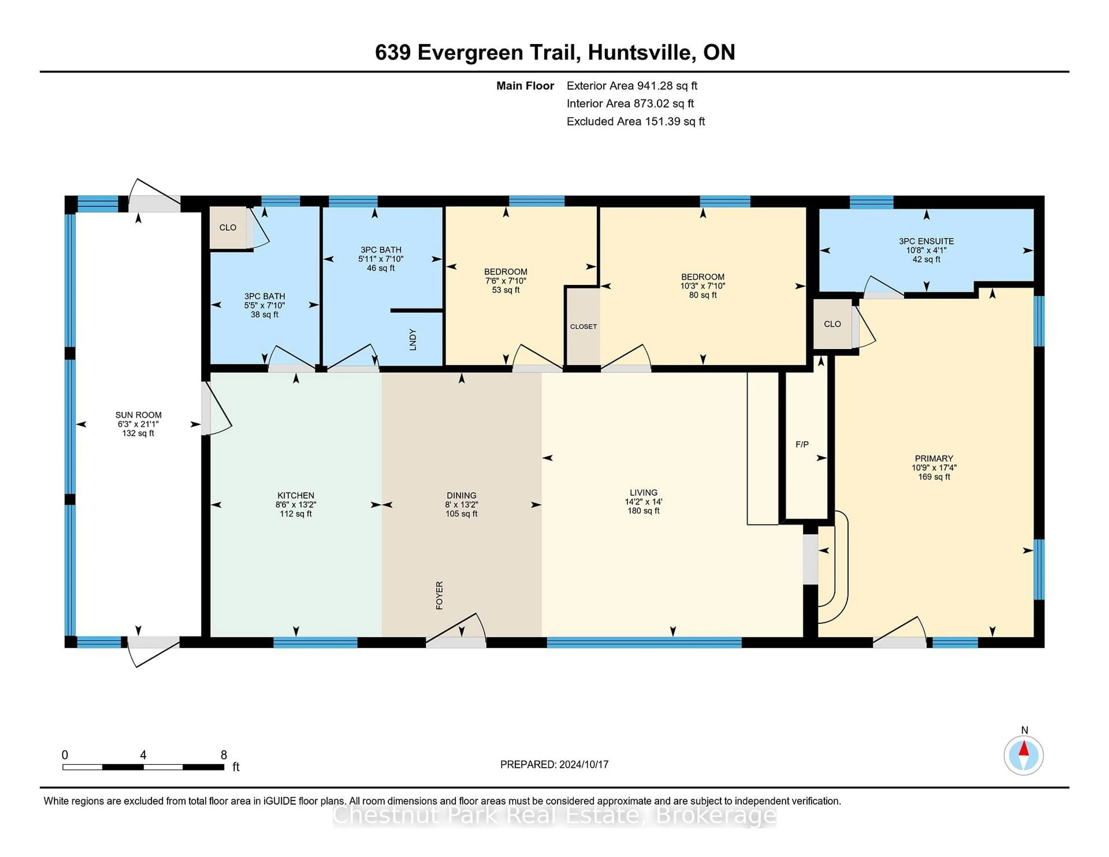 Floor plan for 639 Evergreen Tr, Huntsville Ontario P0B 1M0