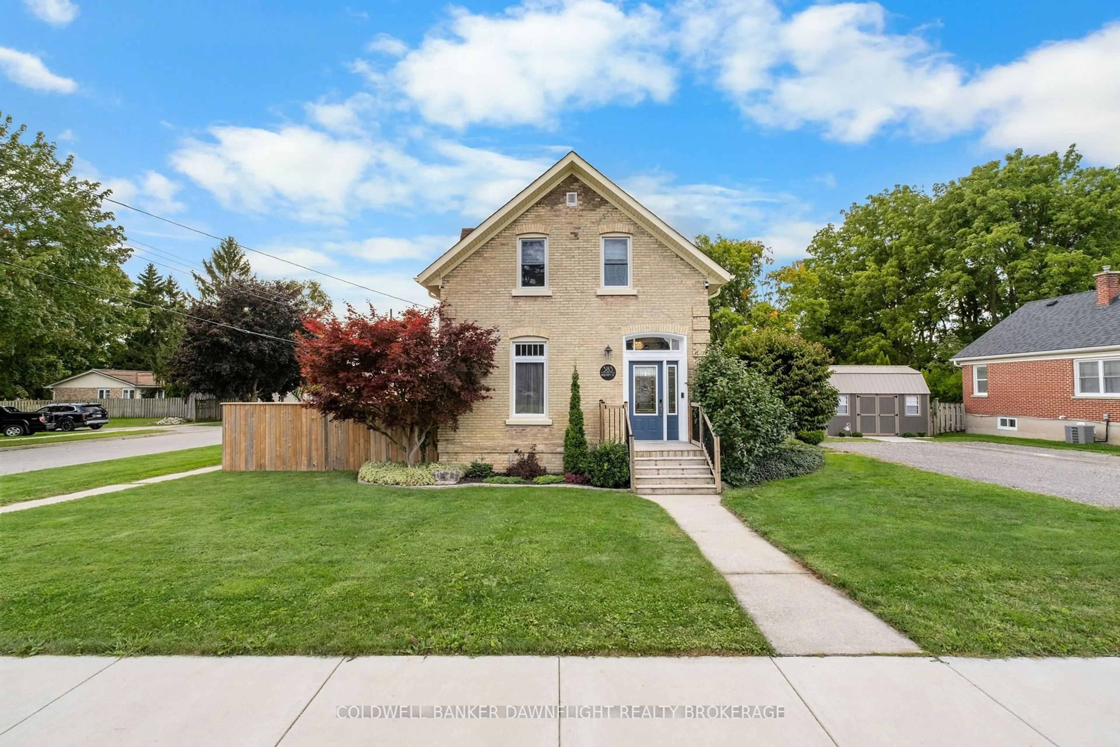 Home with vinyl exterior material, street for 383 William St, South Huron Ontario N0M 1S2