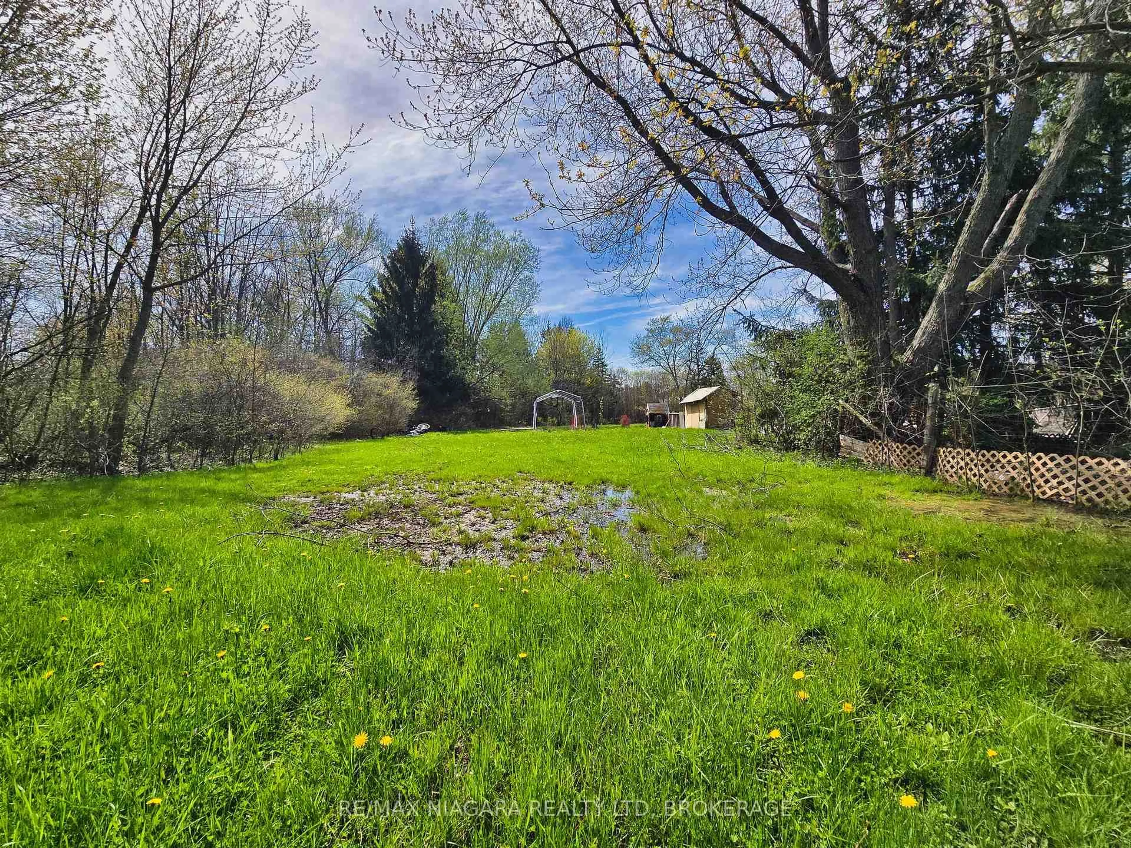 A pic from outside/outdoor area/front of a property/back of a property/a pic from drone, forest/trees view for 1377 Merrittville Highway, Thorold Ontario L3B 4N5