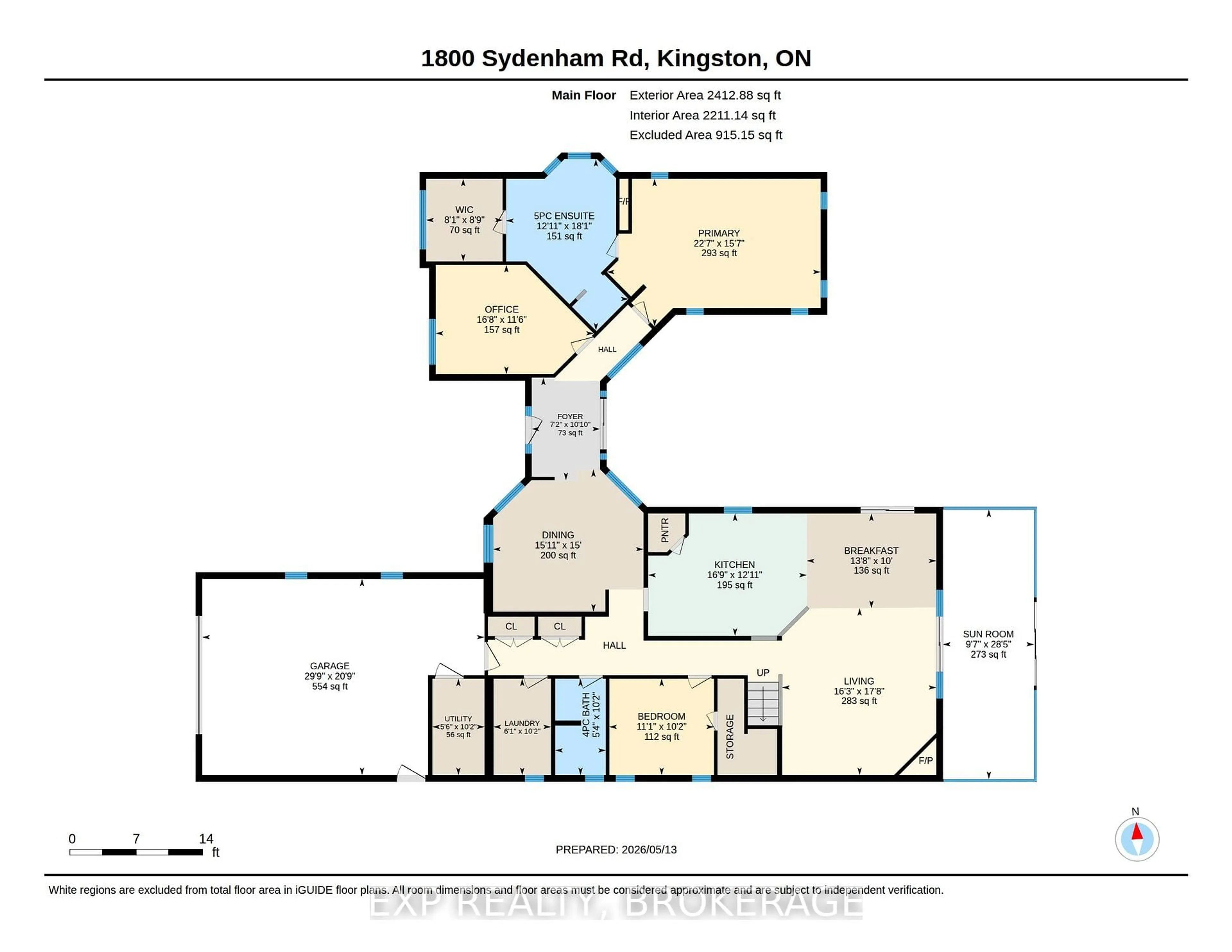 Floor plan for 1800 SYDENHAM Rd, Kingston Ontario K7L 4V4