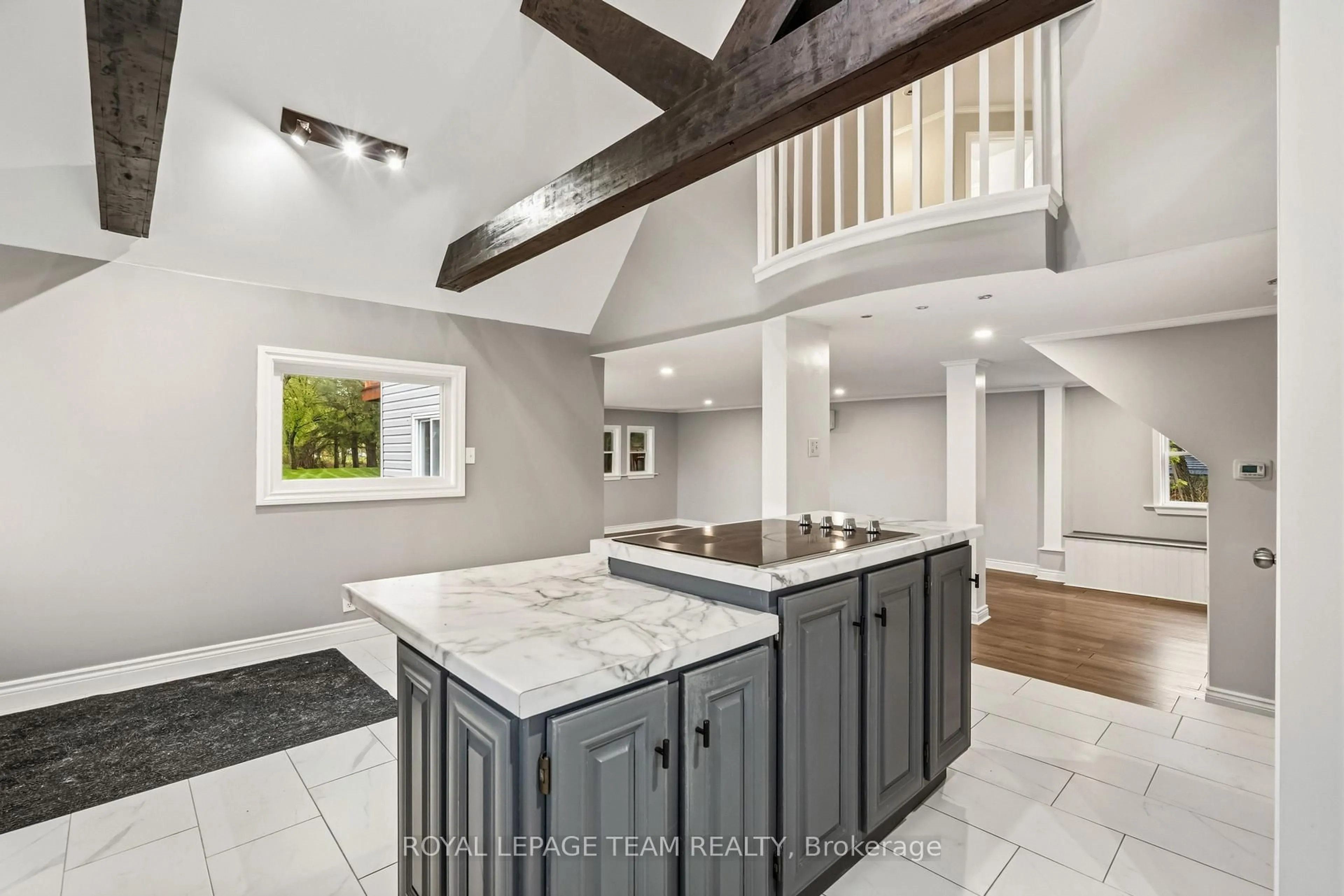 Open concept kitchen, ceramic/tile floor for 4409 Carman Rd, South Dundas Ontario K0E 1C0