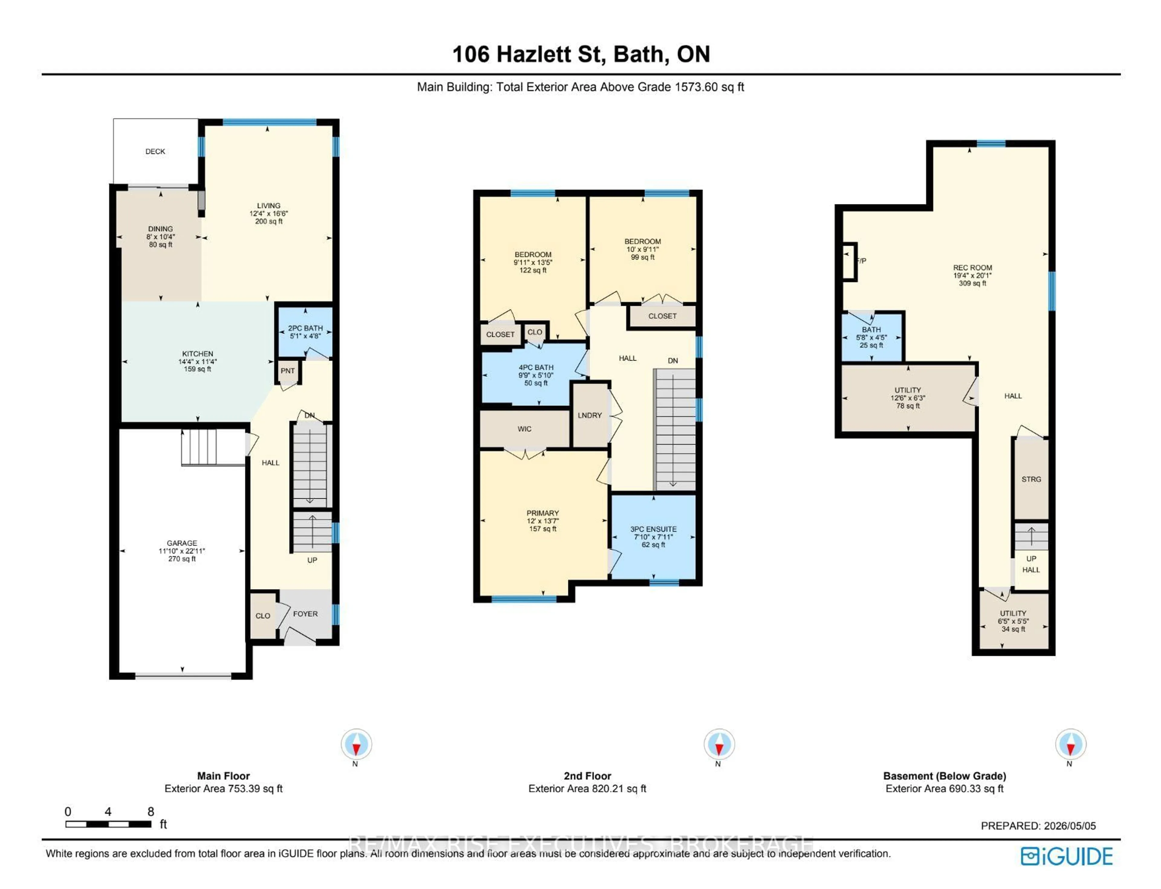 Floor plan for 106 Hazlett St, Loyalist Ontario K7N 0C1