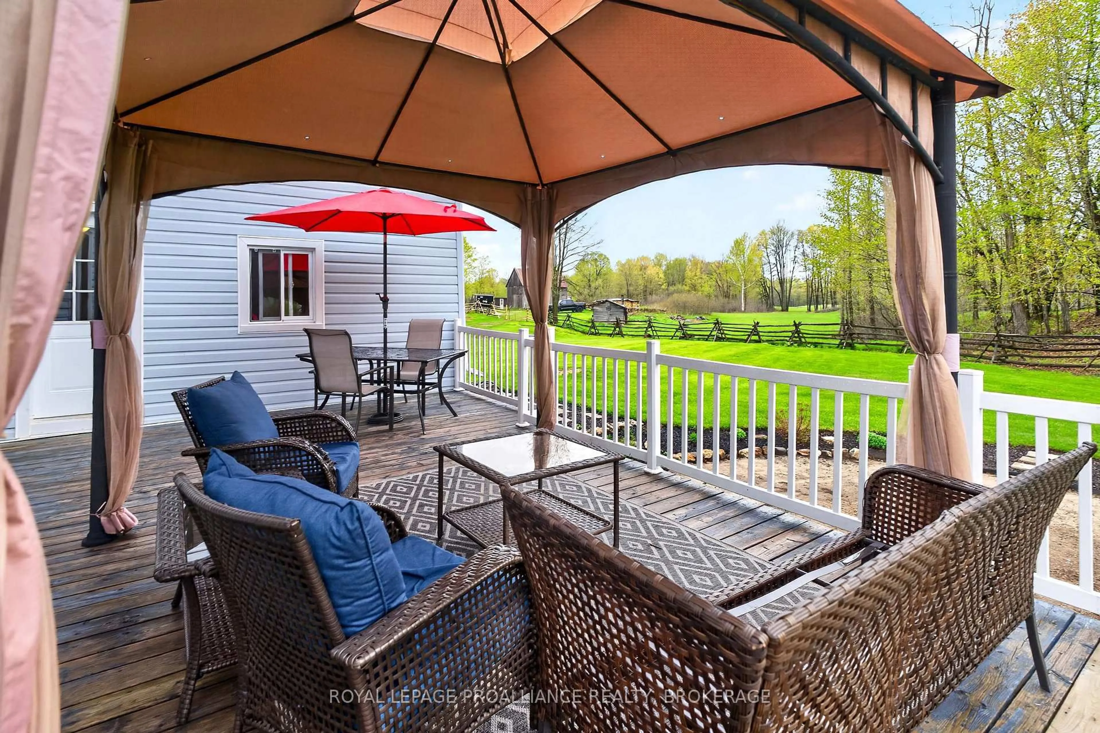 Patio, water/lake/river/ocean view for 311 Burridge Rd, Godfrey Ontario K0H 1T0