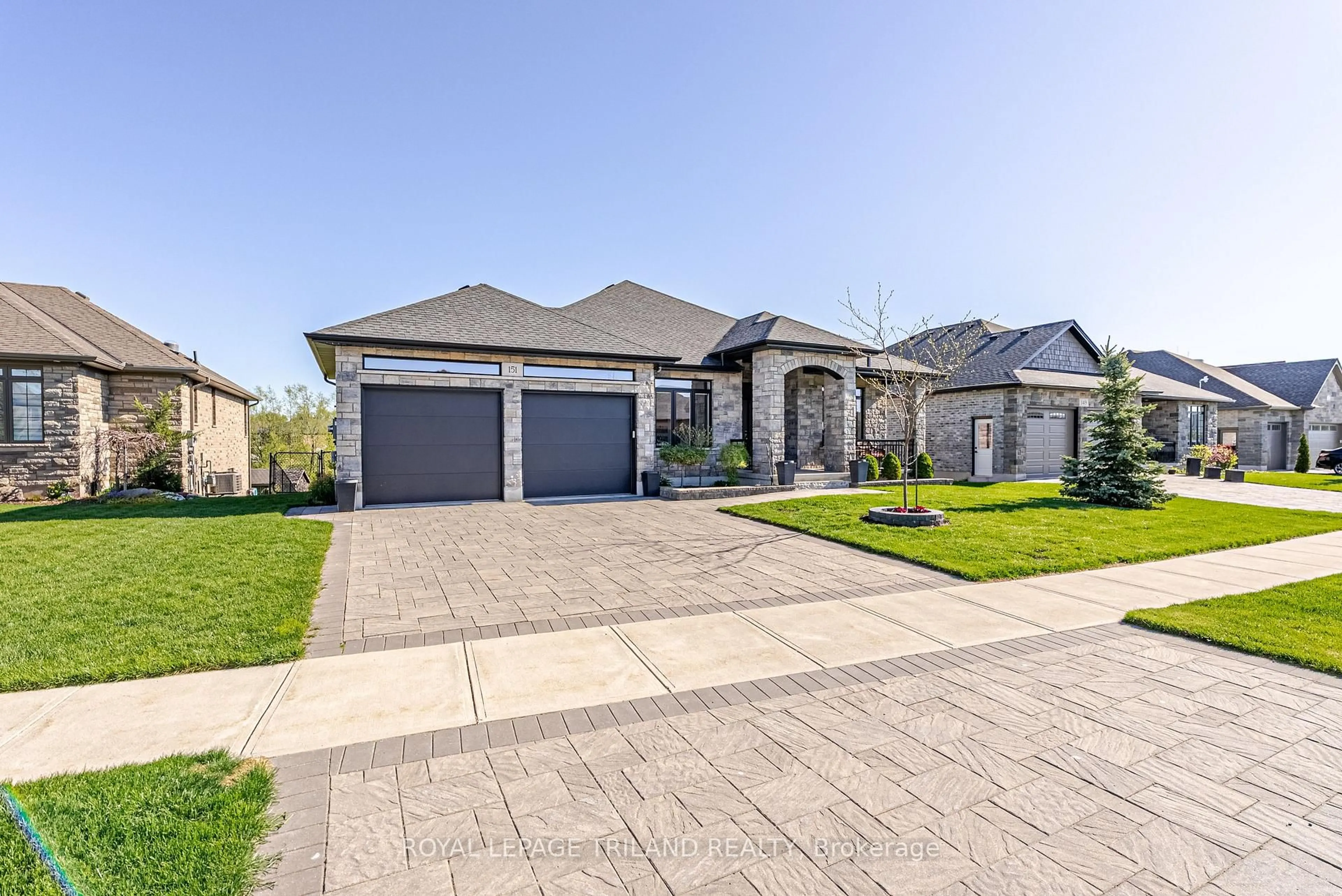 Home with brick exterior material, street for 151 Robin Ridge Dr, Central Elgin Ontario N0L 1B0