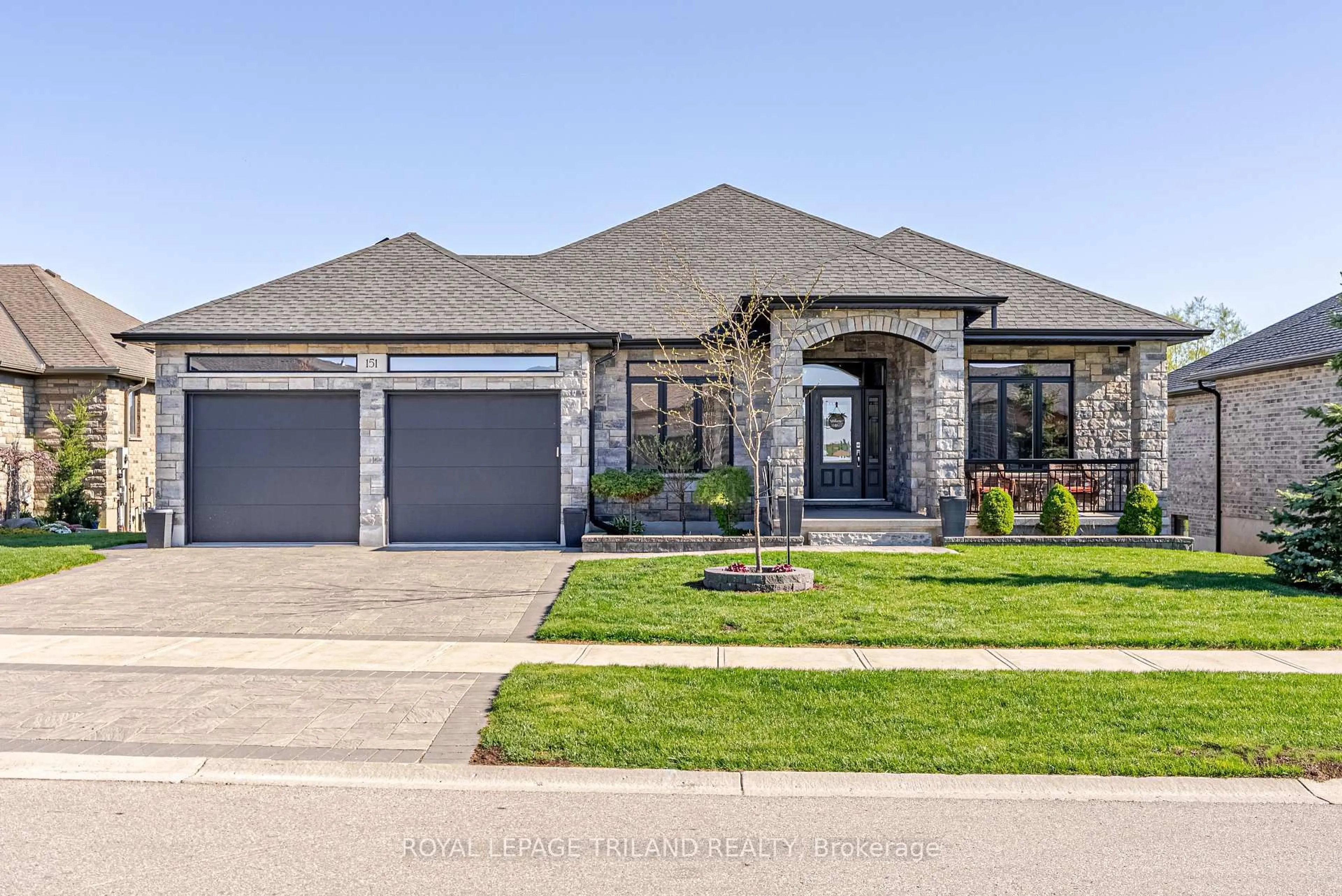 Home with brick exterior material, street for 151 Robin Ridge Dr, Central Elgin Ontario N0L 1B0