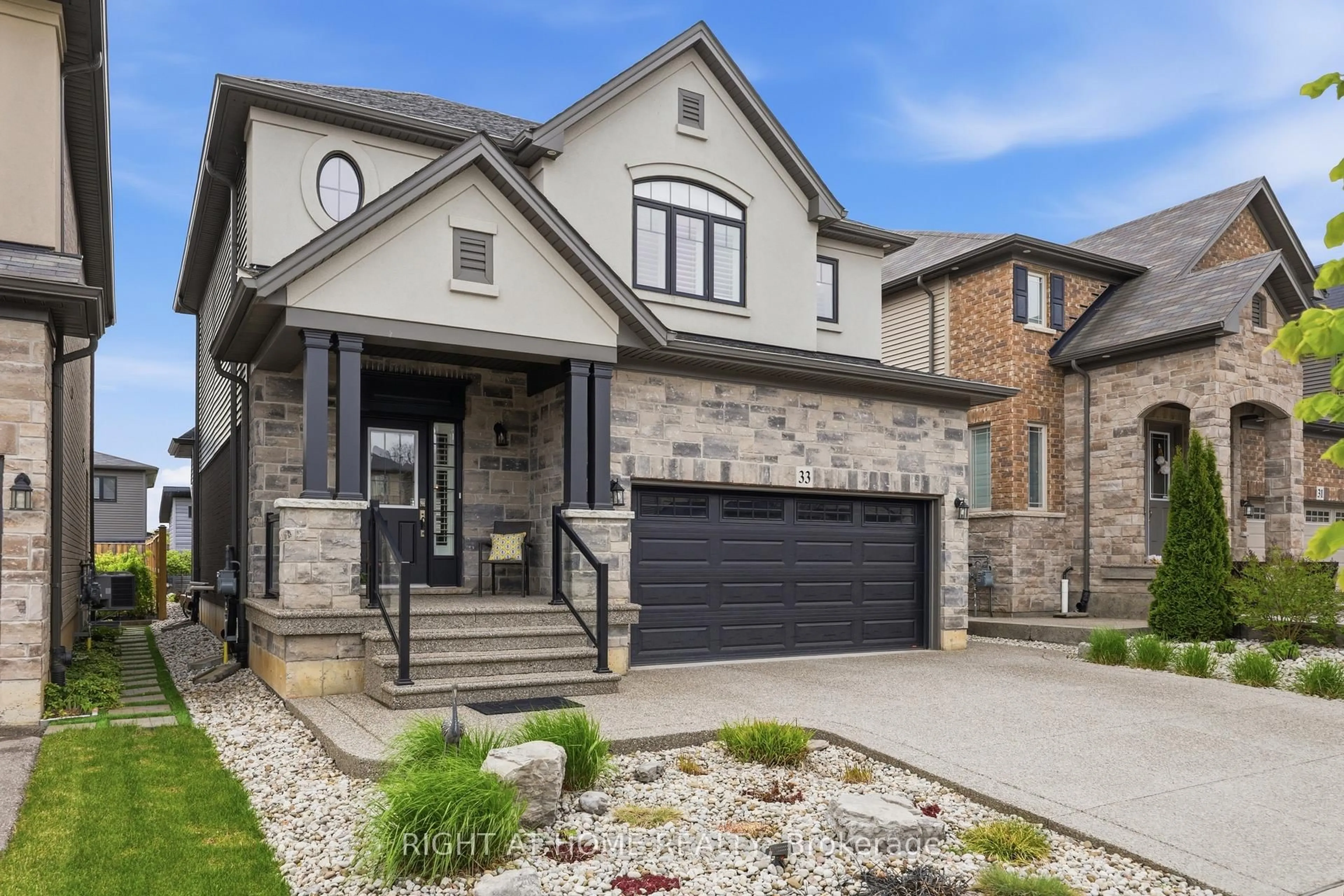 Home with brick exterior material, street for 33 Vic Chambers Pl, Brant Ontario N3L 0E6