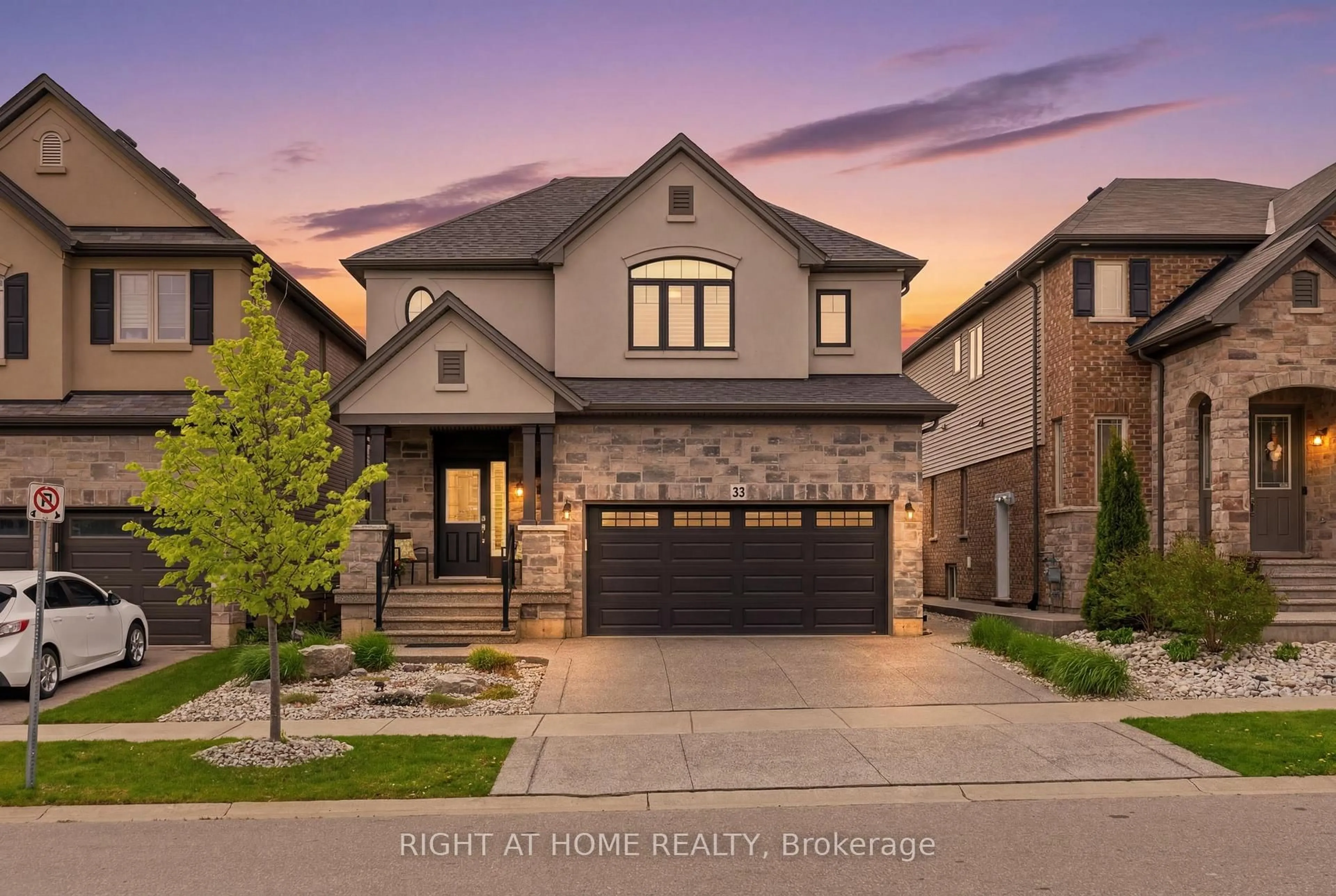Home with brick exterior material, street for 33 Vic Chambers Pl, Brant Ontario N3L 0E6