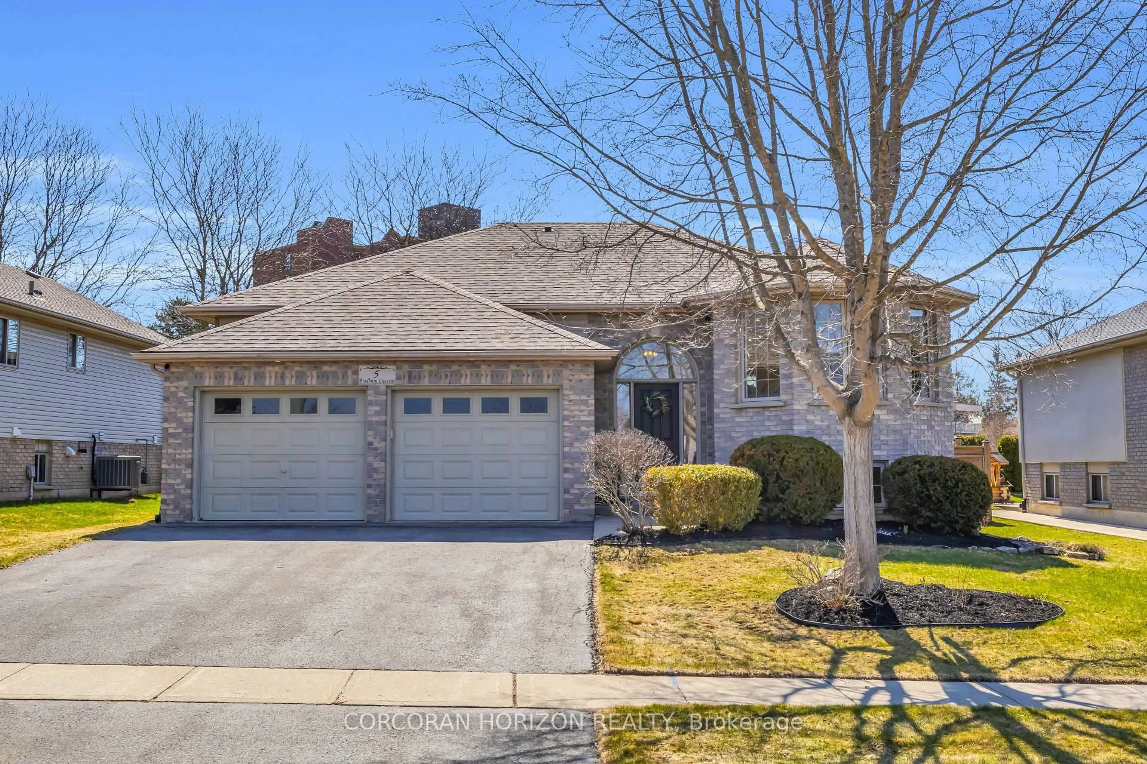 Home with brick exterior material, street for 5 Bradbury Cres, Brant Ontario N3L 4E1