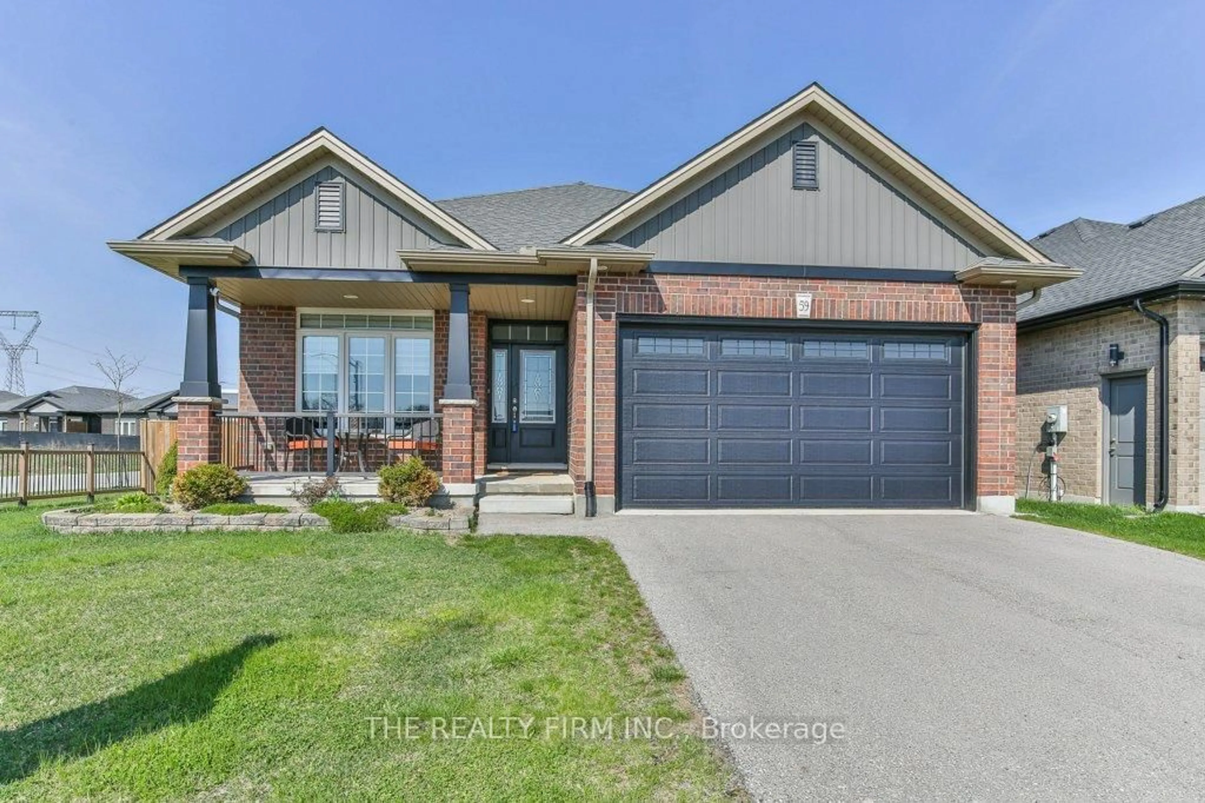 Home with brick exterior material, street for 59 Freeman Lane, Central Elgin Ontario N5P 0E5