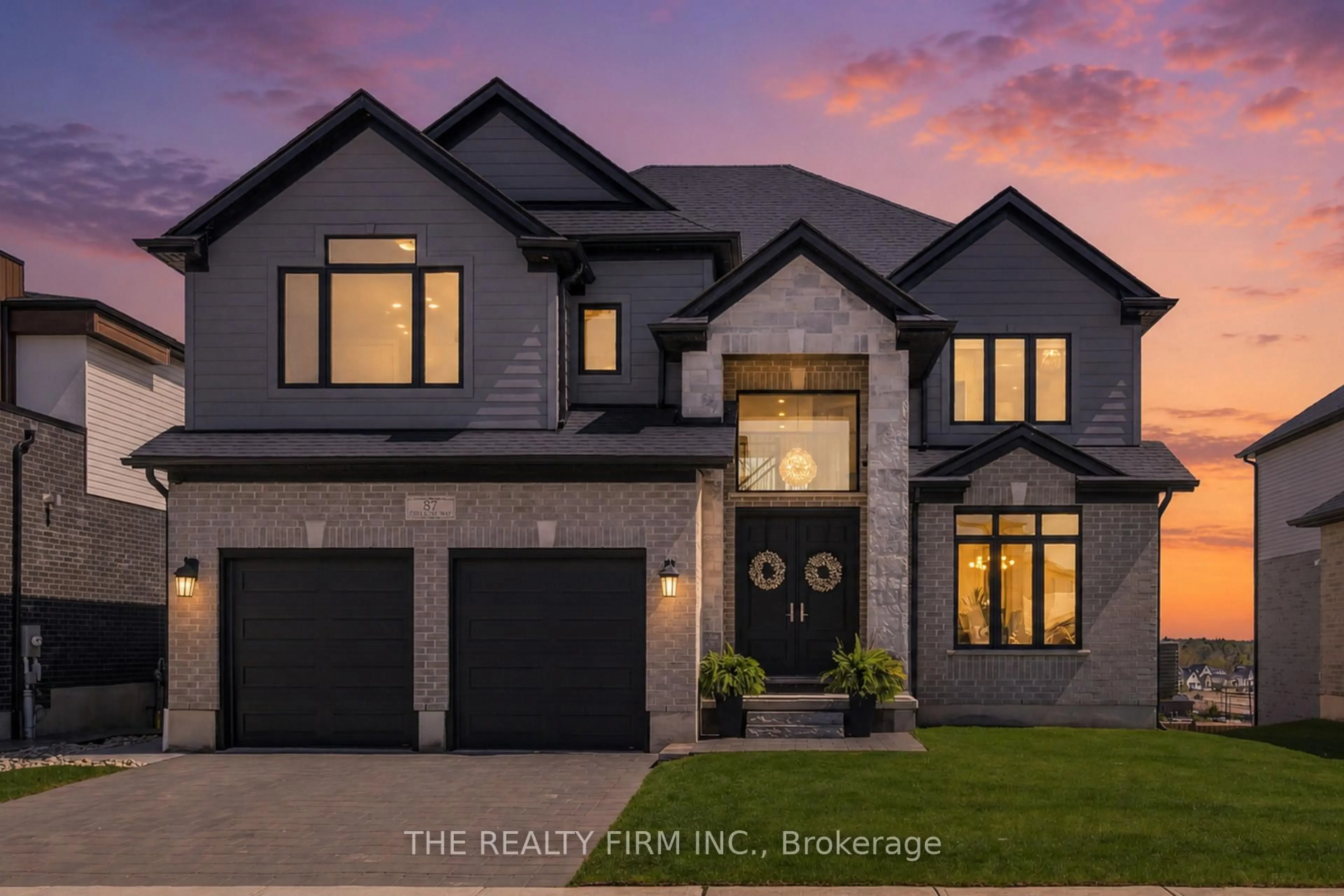 Home with brick exterior material, unknown for 87 Daventry Way, Middlesex Centre Ontario N0L 1R0