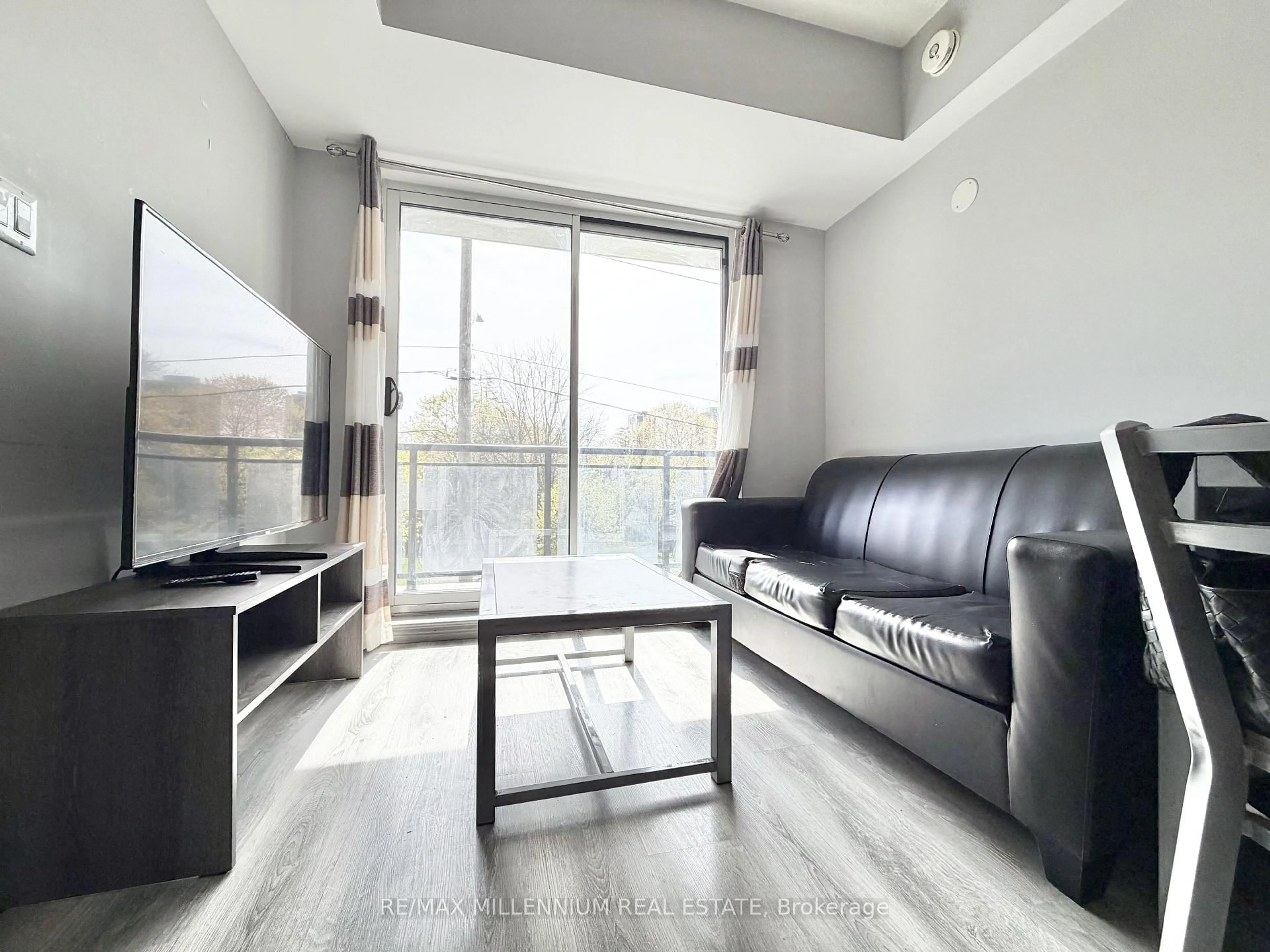 Living room with furniture, unknown for 275 LARCH St #F210, Waterloo Ontario N2L 3R2