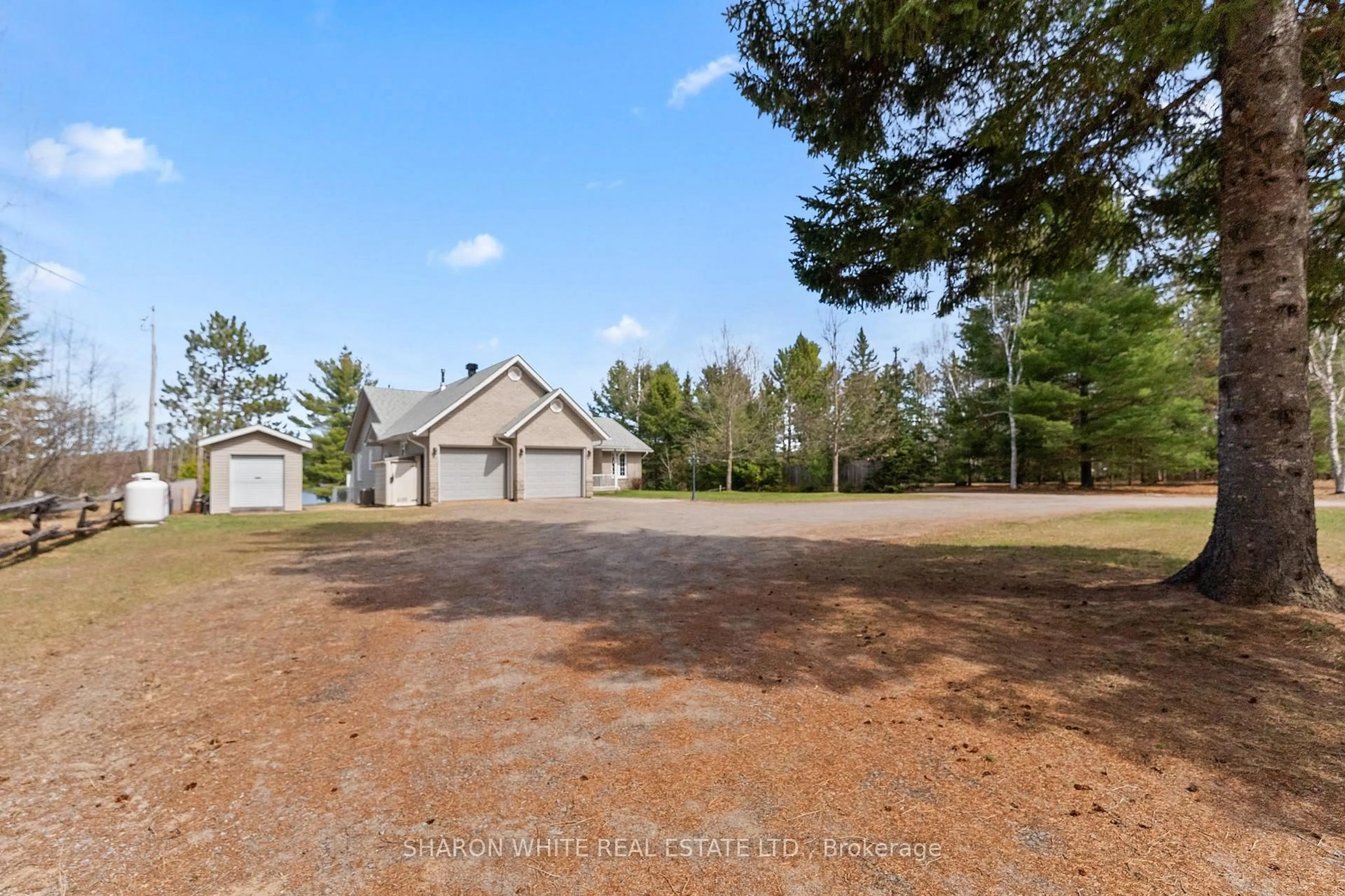 A pic from outside/outdoor area/front of a property/back of a property/a pic from drone, unknown for 214A Centre Rd, Maynooth Ontario K0L 2K0