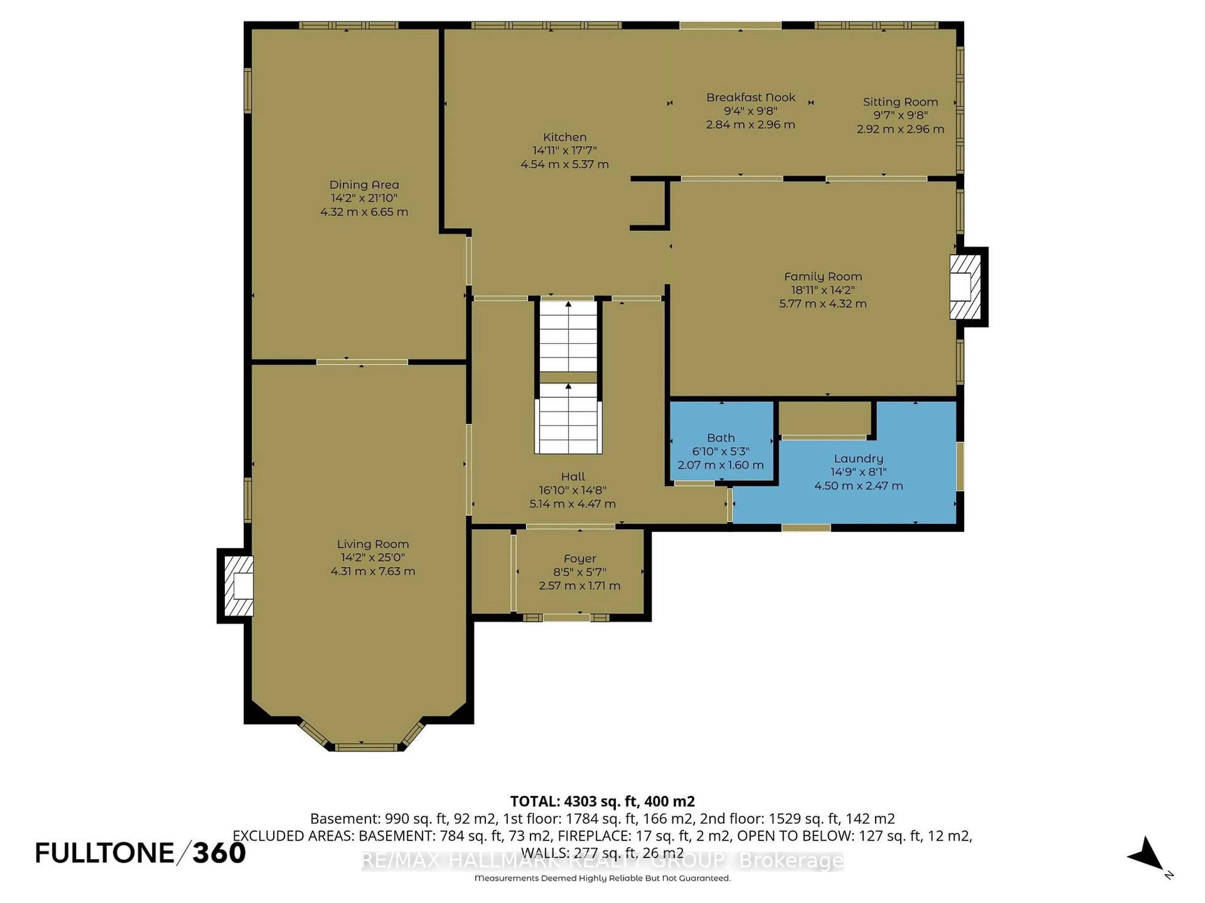 Floor plan for 20 Halldorson Cres, Kanata Ontario K2K 2C7