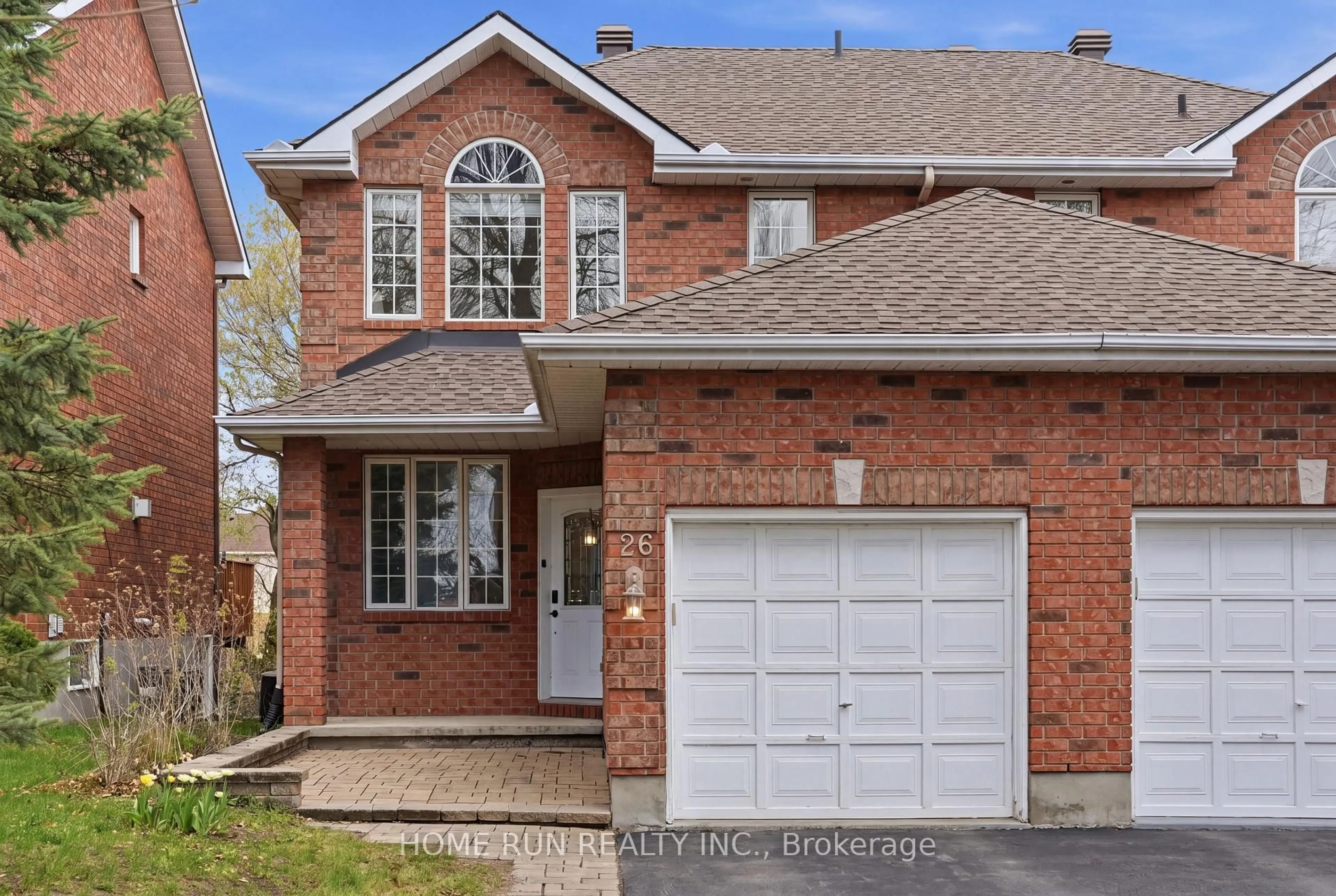 Home with brick exterior material, street for 26 Highmont Crt, Ottawa Ontario K2T 1B2