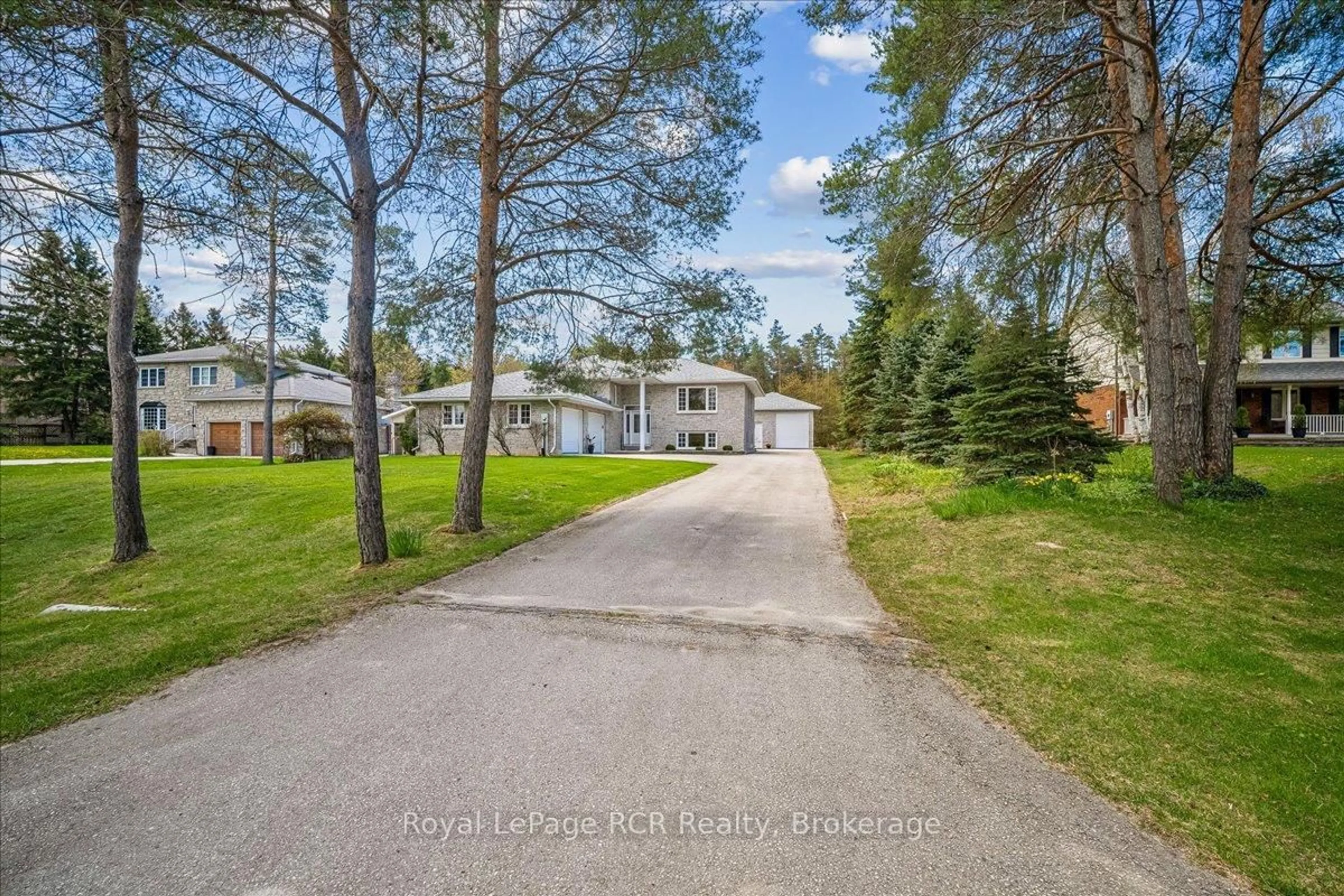 A pic from outside/outdoor area/front of a property/back of a property/a pic from drone, water/lake/river/ocean view for 30 Pine Tree Dr, South Bruce Peninsula Ontario N0H 1P0