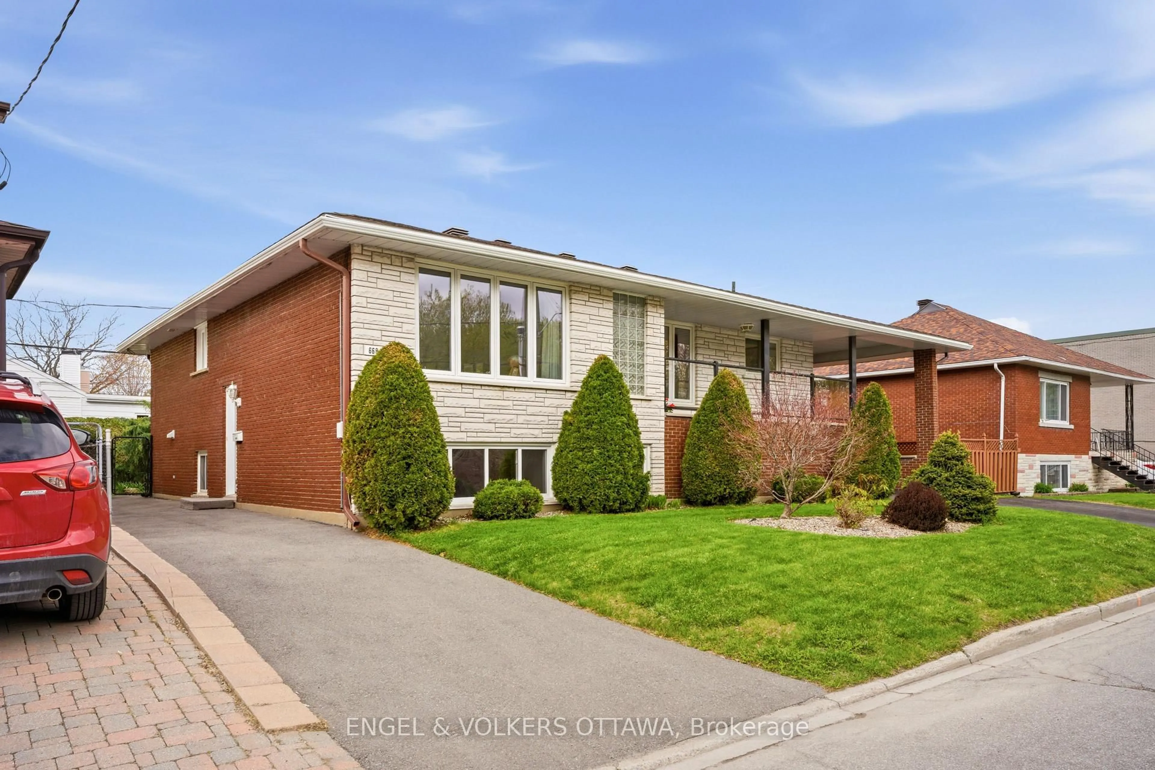 Home with brick exterior material, street for 668 De L'eglise St, Ottawa Ontario K1K 3K2
