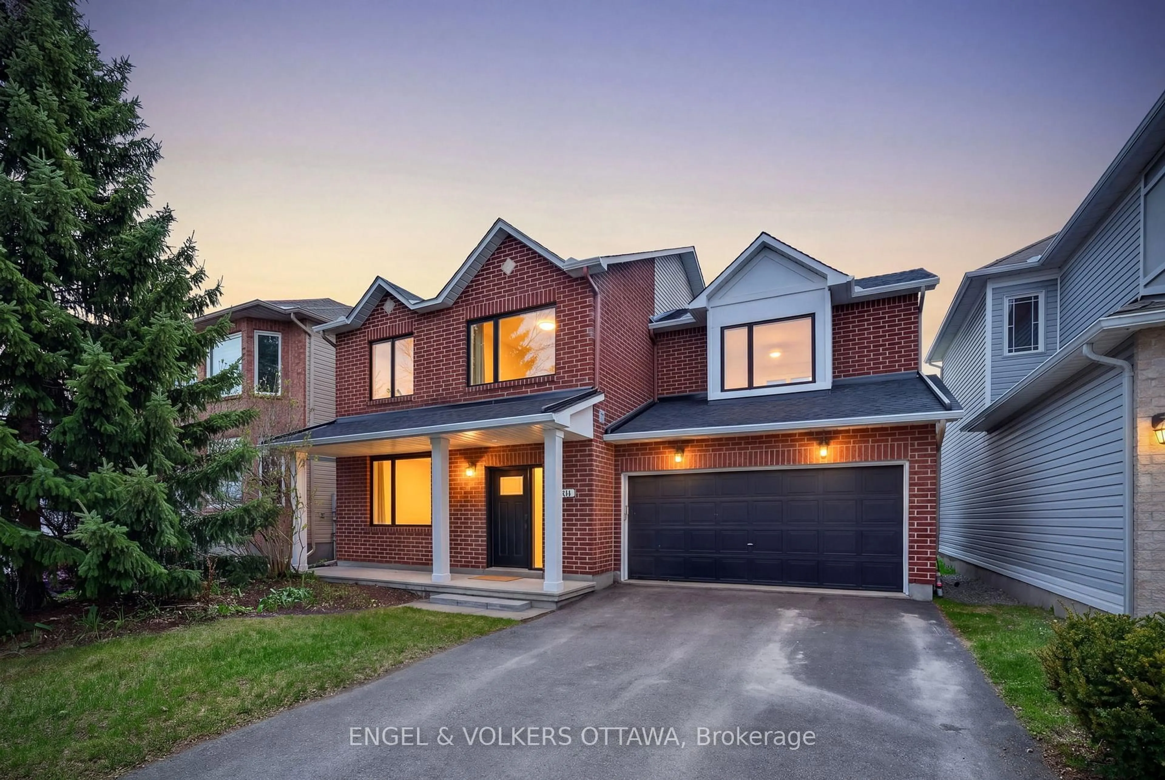 Home with brick exterior material, street for 101 Scampton Dr, Ottawa Ontario K2W 1E6