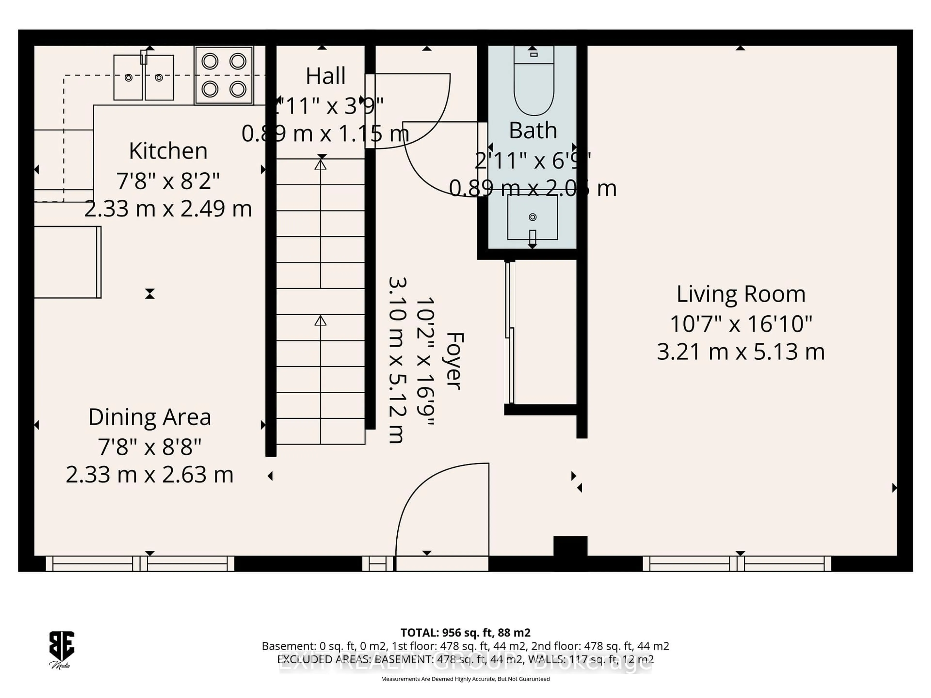 Floor plan for 19 Tracey Park Dr #36, Belleville Ontario K8P 4R4