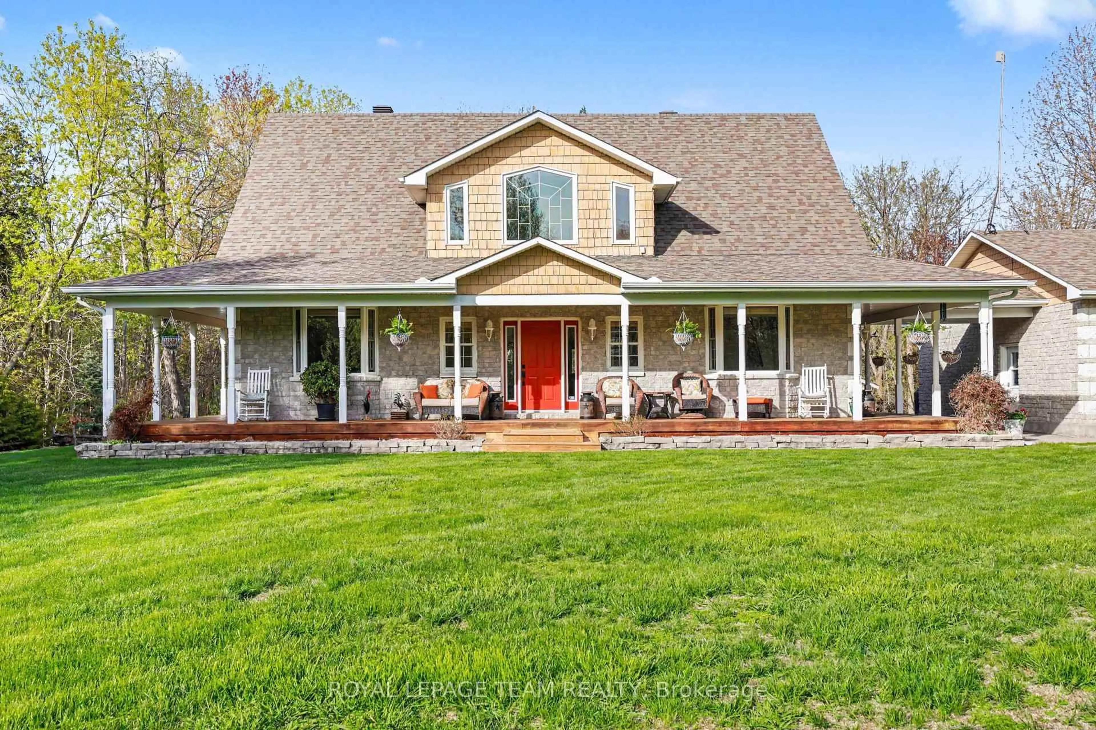 Home with vinyl exterior material, street for 6343 Proven Line Rd, Richmond Ontario K0A 2Z0