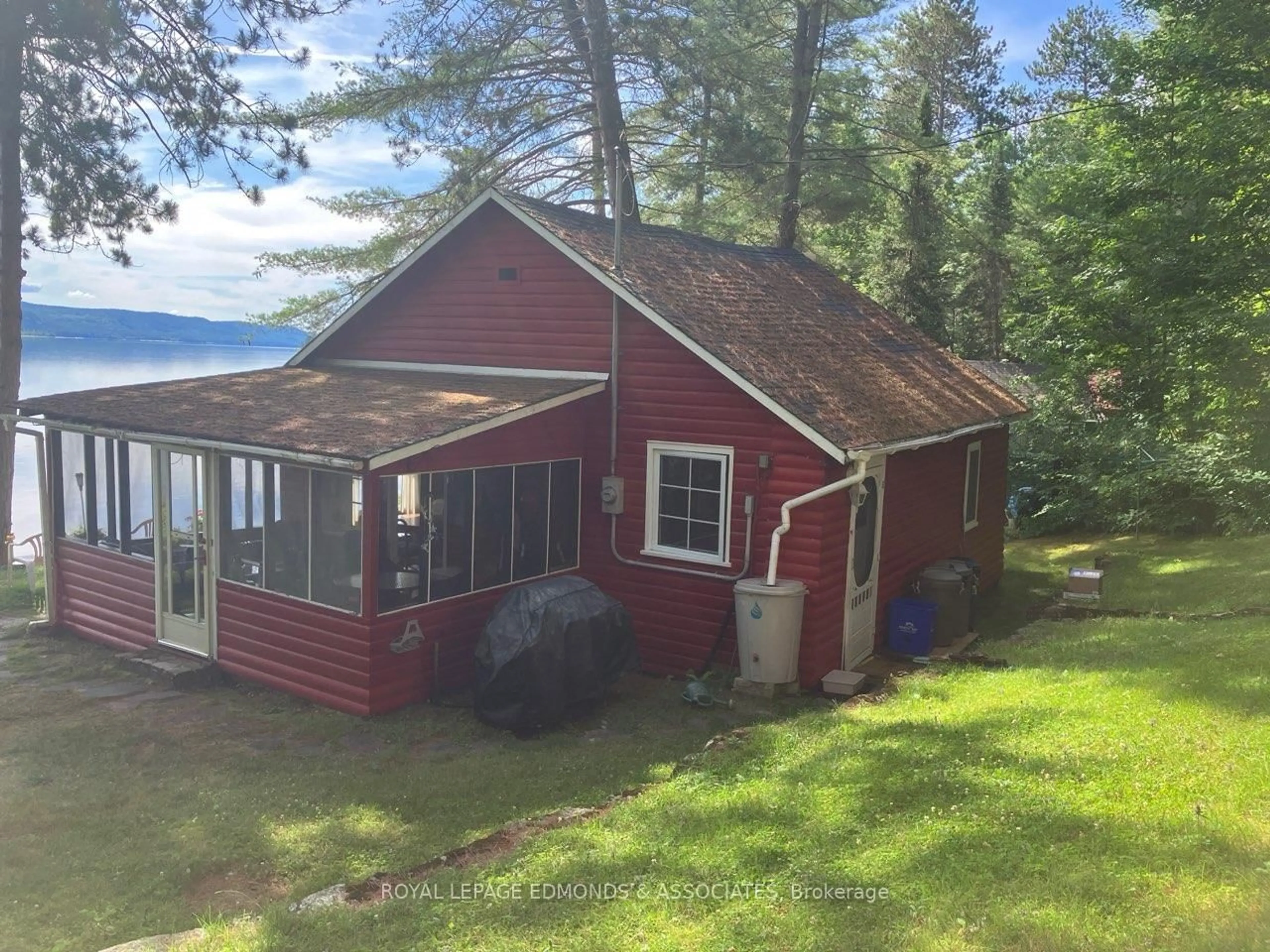 A pic from outside/outdoor area/front of a property/back of a property/a pic from drone, unknown for 544 Rocky Point Lane, Deep River Ontario K0J 1P0