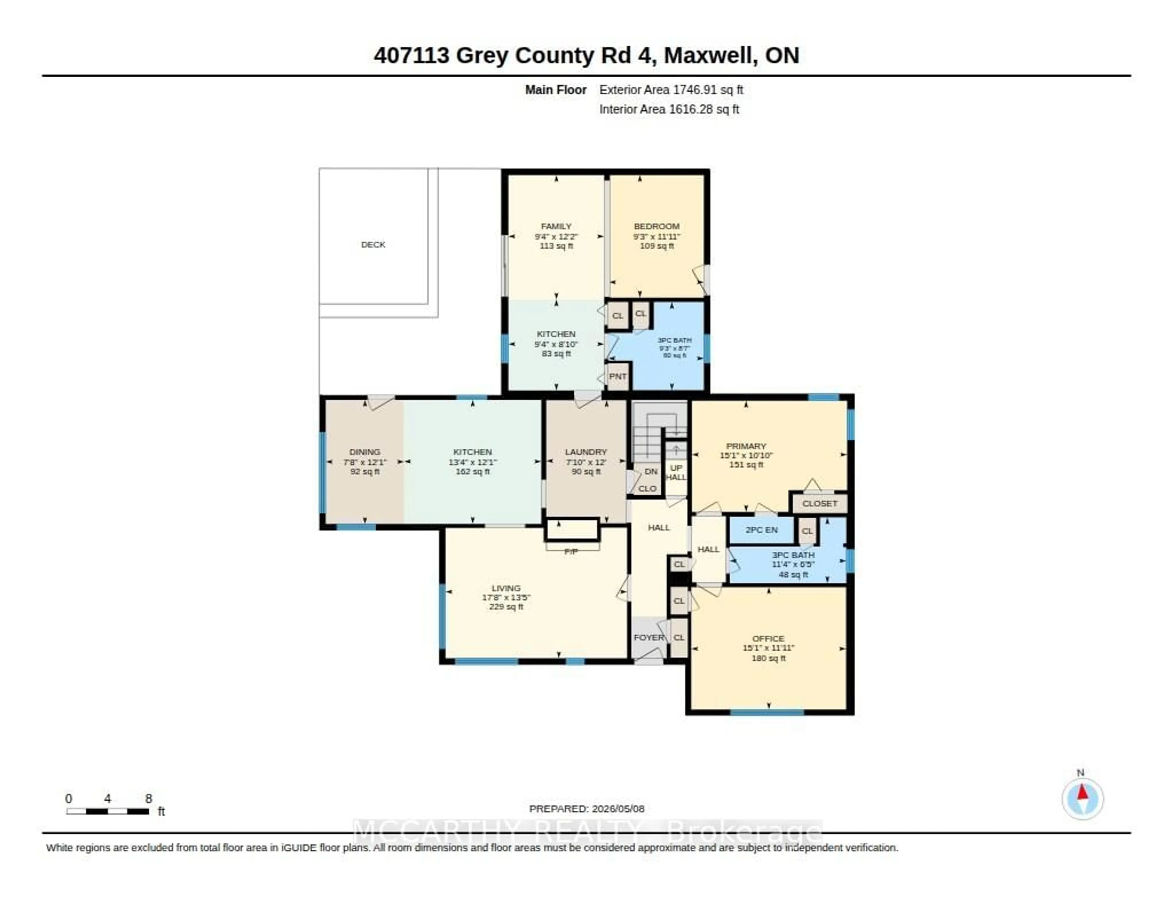 Floor plan for 407113 Grey Rd 4 Rd, Grey Highlands Ontario N0C 1E0