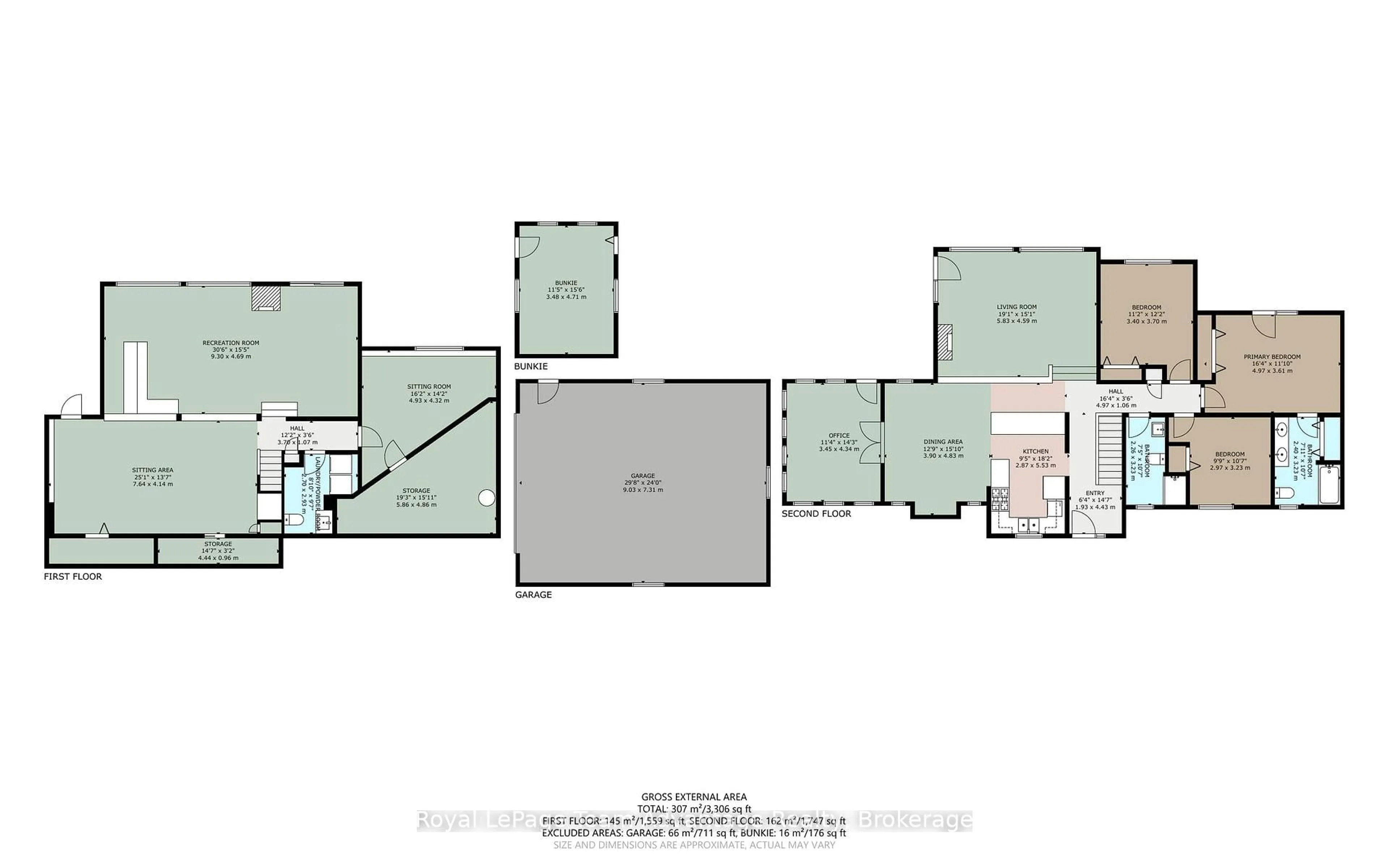 Floor plan for 68 Shebeshekong Rd, Carling Ontario P0G 1G0
