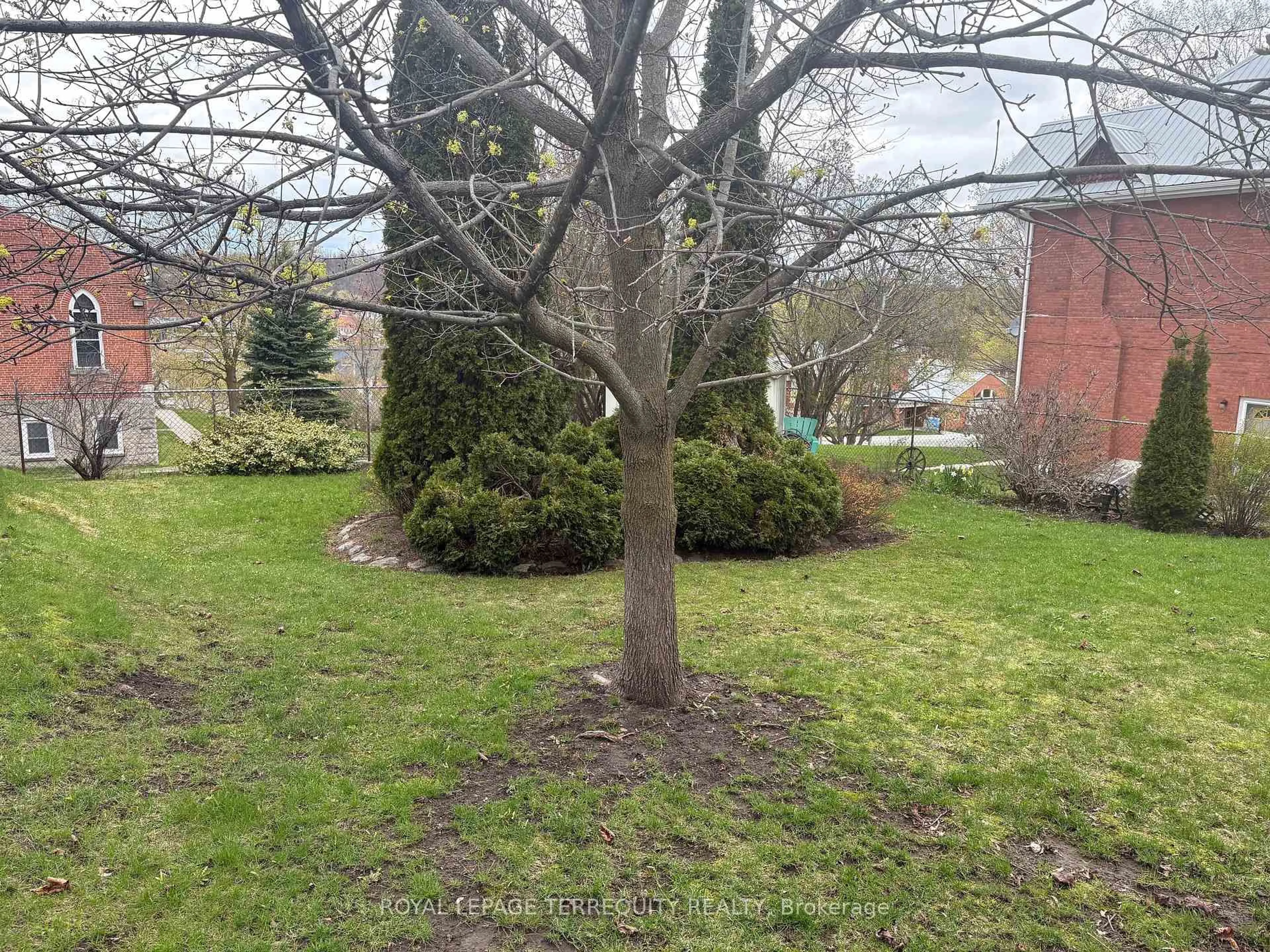 A pic from outside/outdoor area/front of a property/back of a property/a pic from drone, forest/trees view for 16 Ethan Lane, Asphodel-Norwood Ontario K0L 2V0