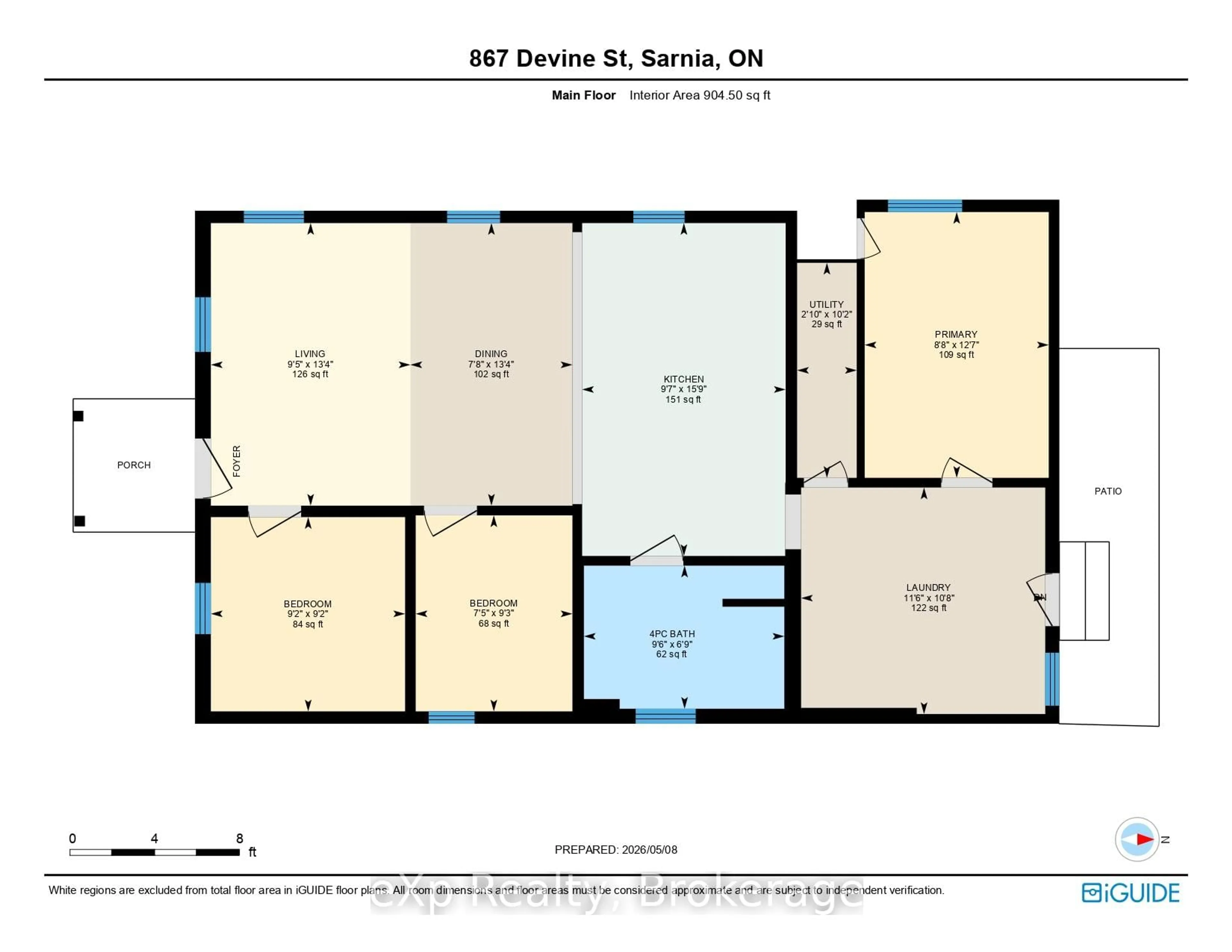 Floor plan for 867 Devine St, Sarnia Ontario N7T 1X3