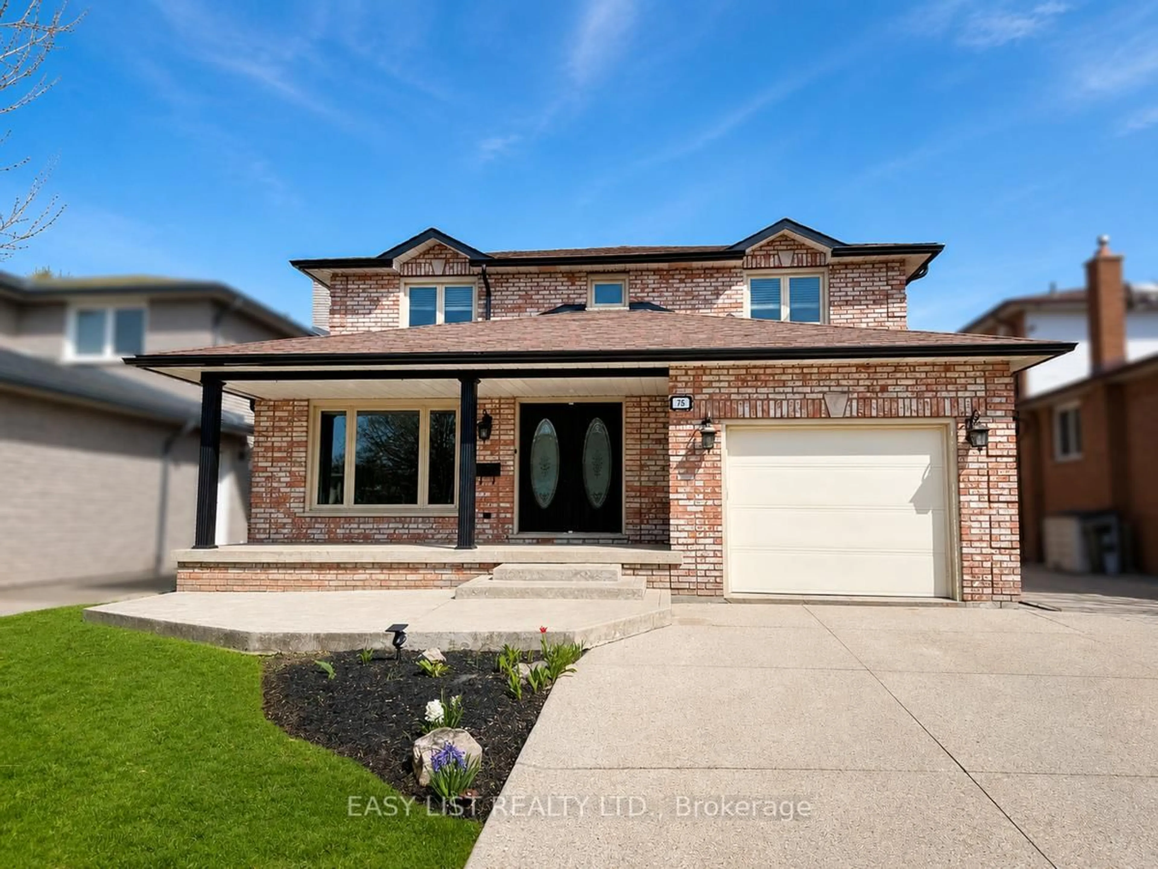 Home with brick exterior material, street for 75 Courtland Ave, Hamilton Ontario L9B 1X6