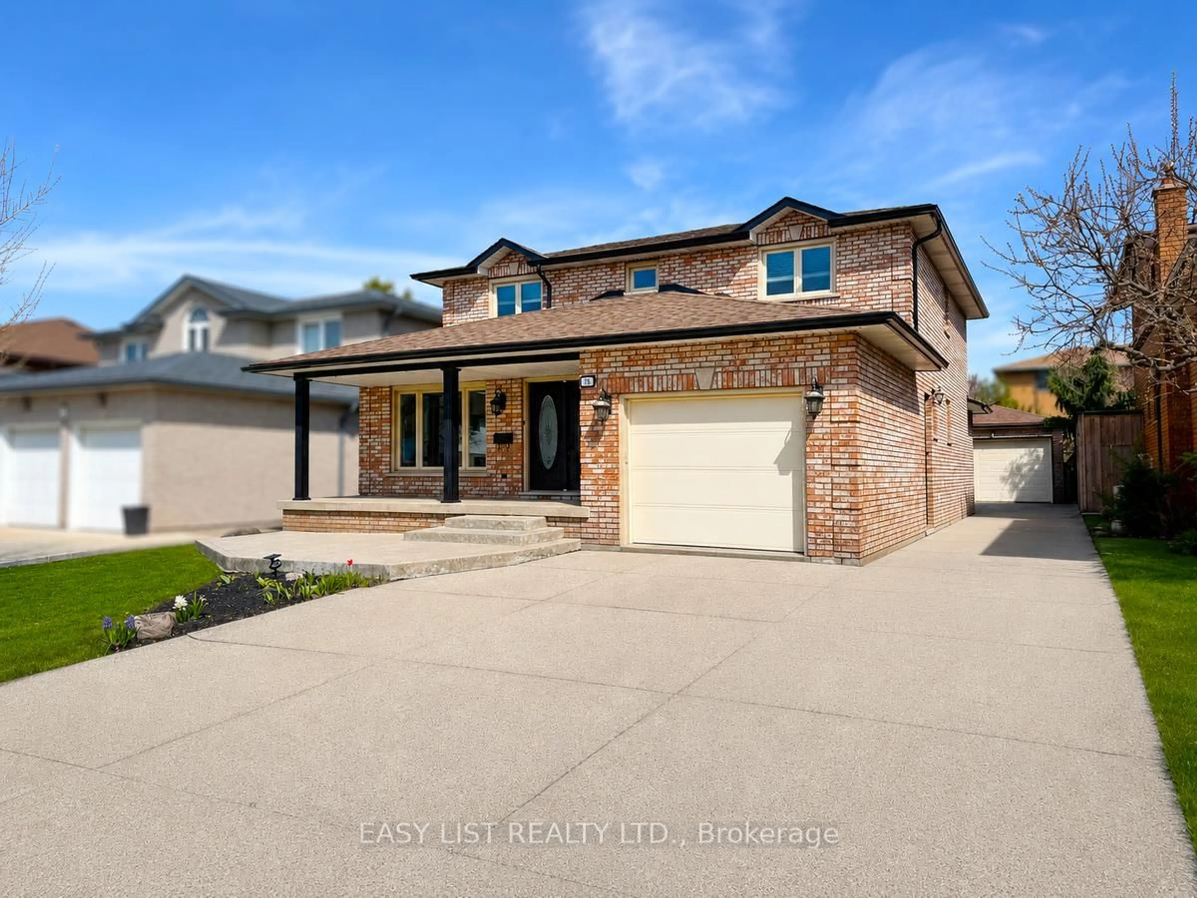 Home with brick exterior material, street for 75 Courtland Ave, Hamilton Ontario L9B 1X6