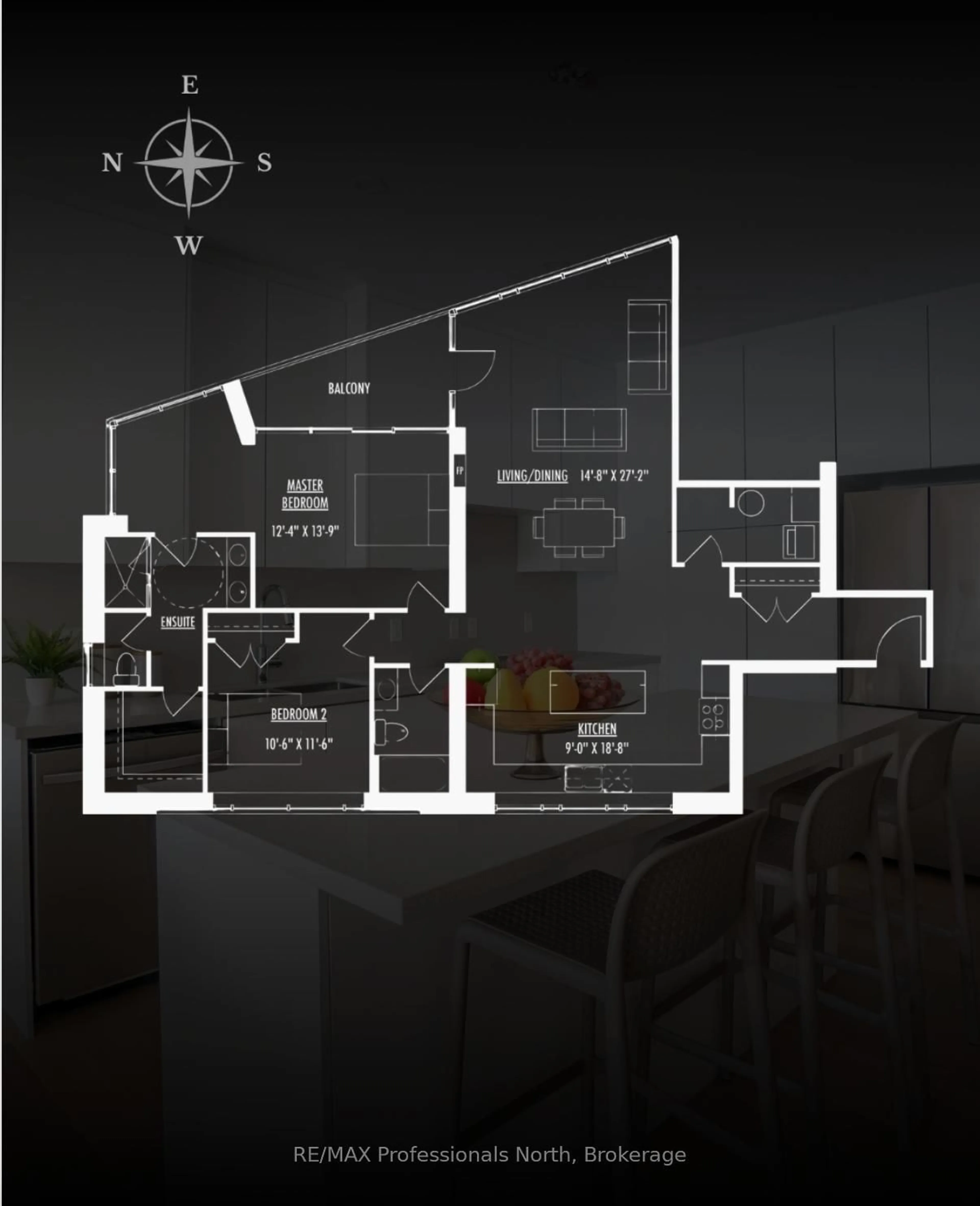 Floor plan for 32 Brunel Rd #201, Huntsville Ontario P1H 1P5