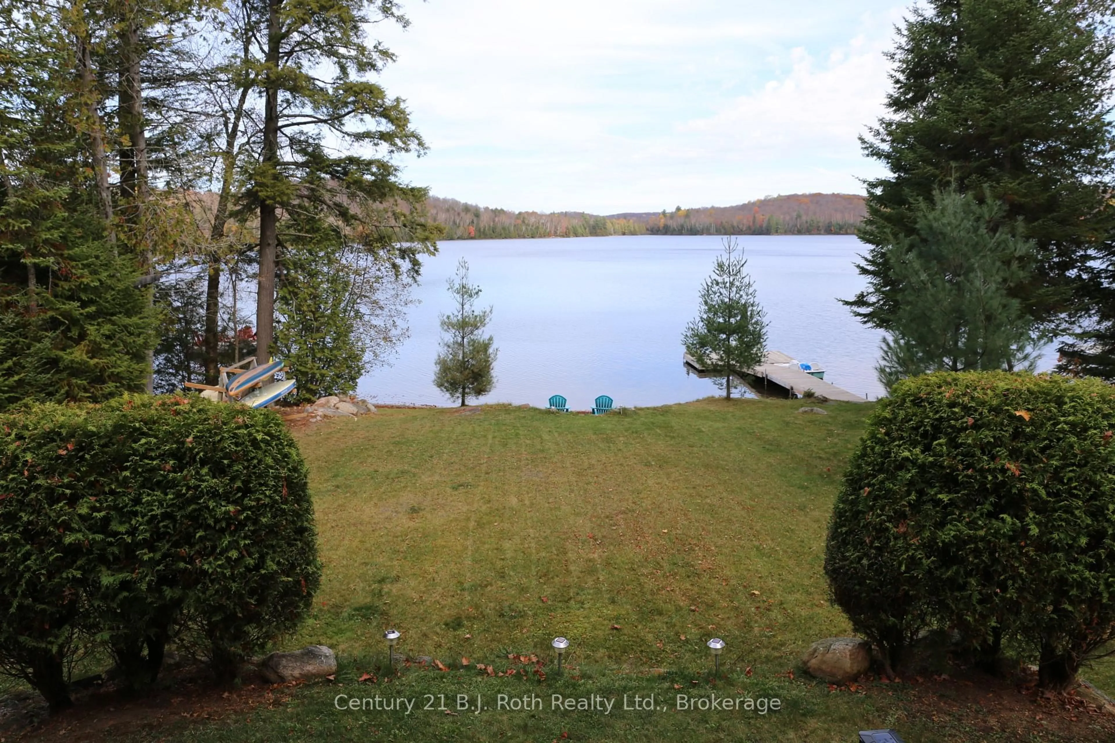 Patio, water/lake/river/ocean view for 1337 Hudson Lake Dr, Highlands East Ontario K0L 2A0