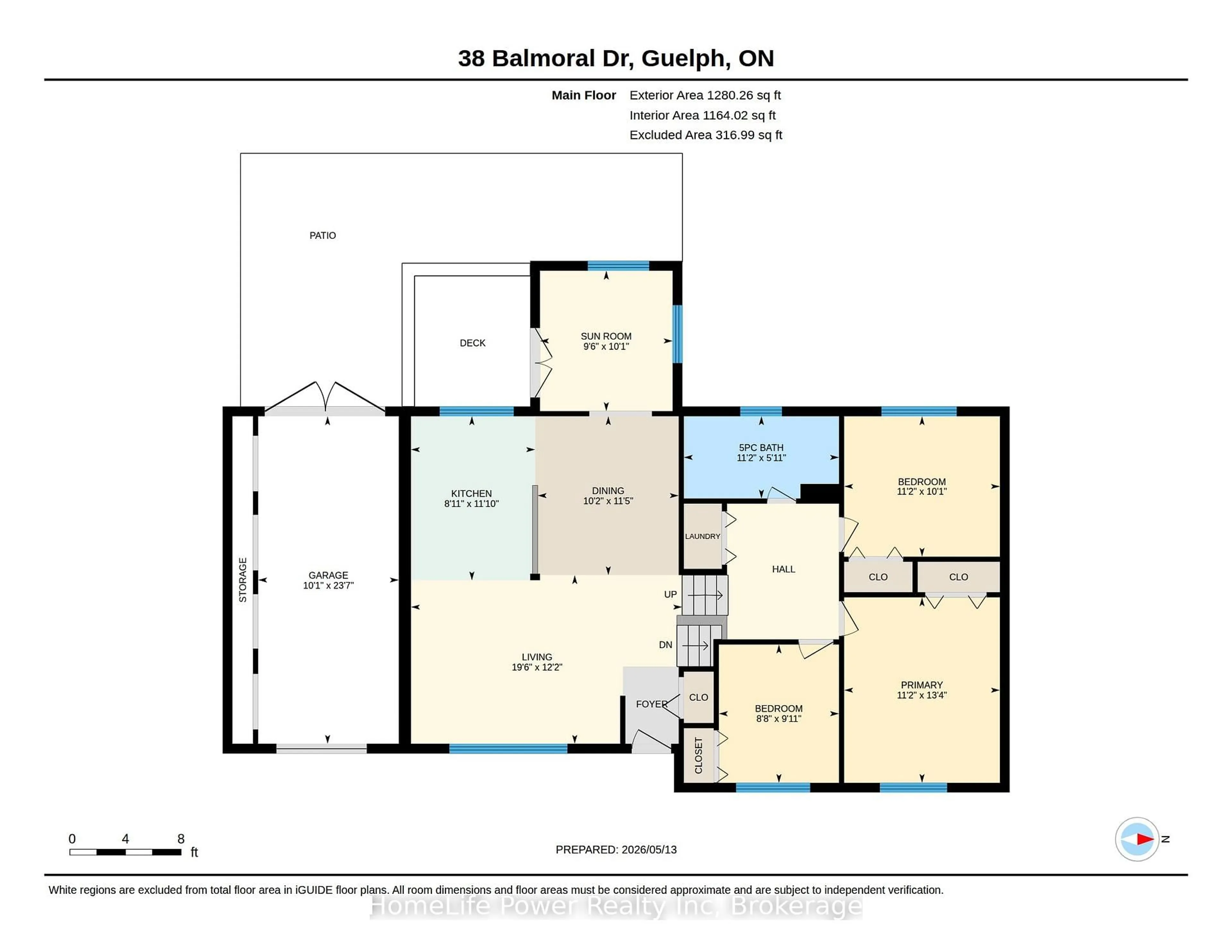 Floor plan for 38 Balmoral Dr, Guelph Ontario N1E 3N6