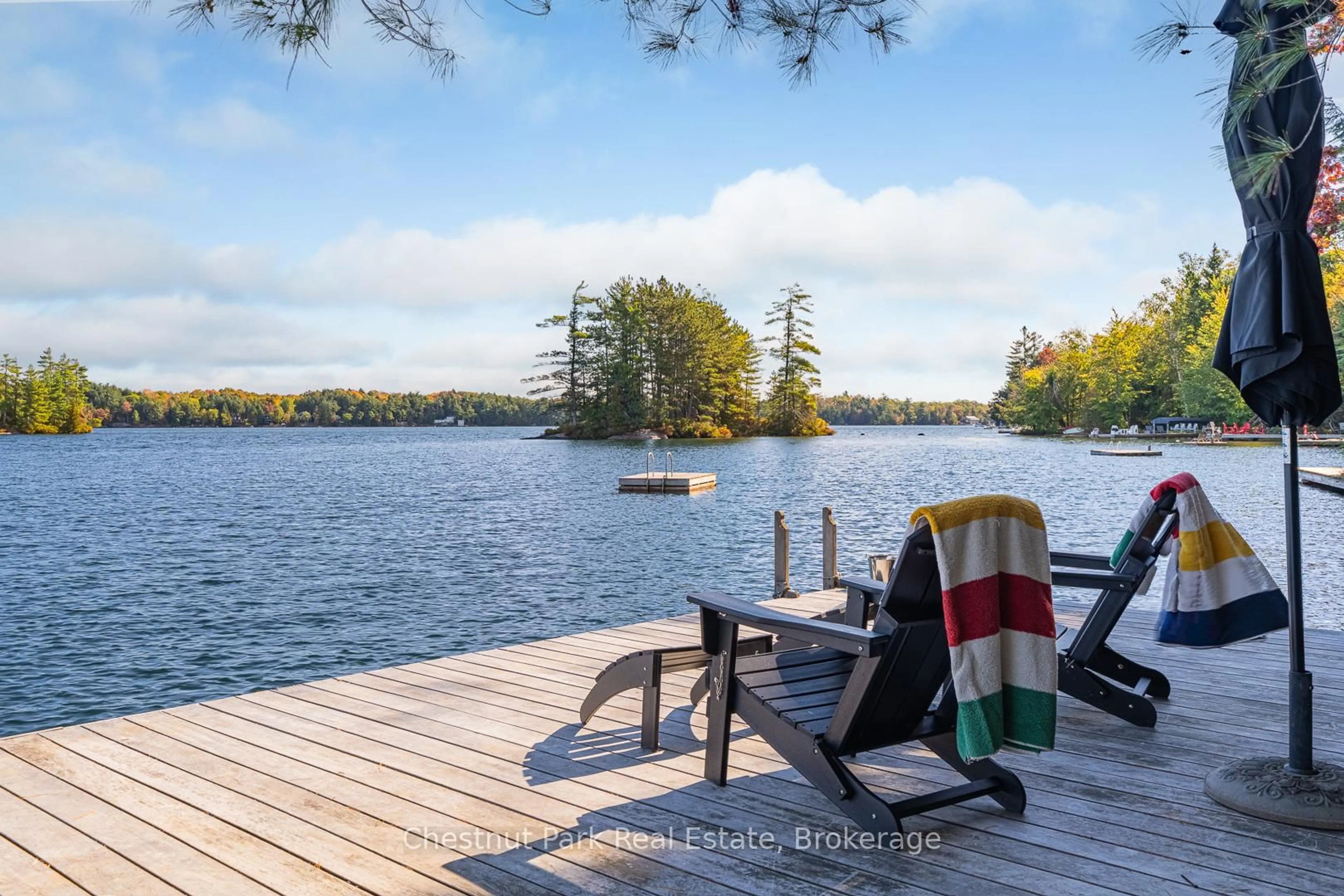 Patio, water/lake/river/ocean view for 1069 Ridge Rd, Muskoka Lakes Ontario P0C 1M0