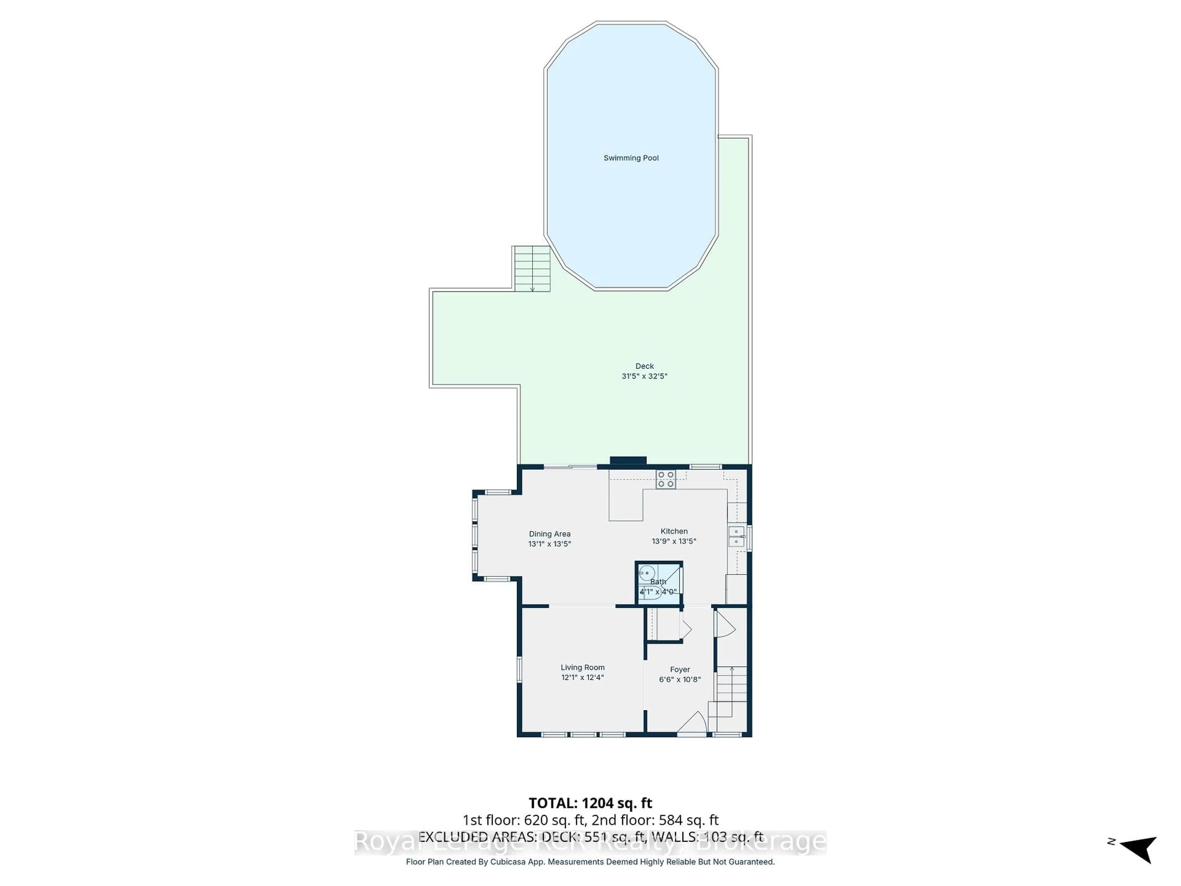 Floor plan for 605 7th Ave, Hanover Ontario N4N 2J9