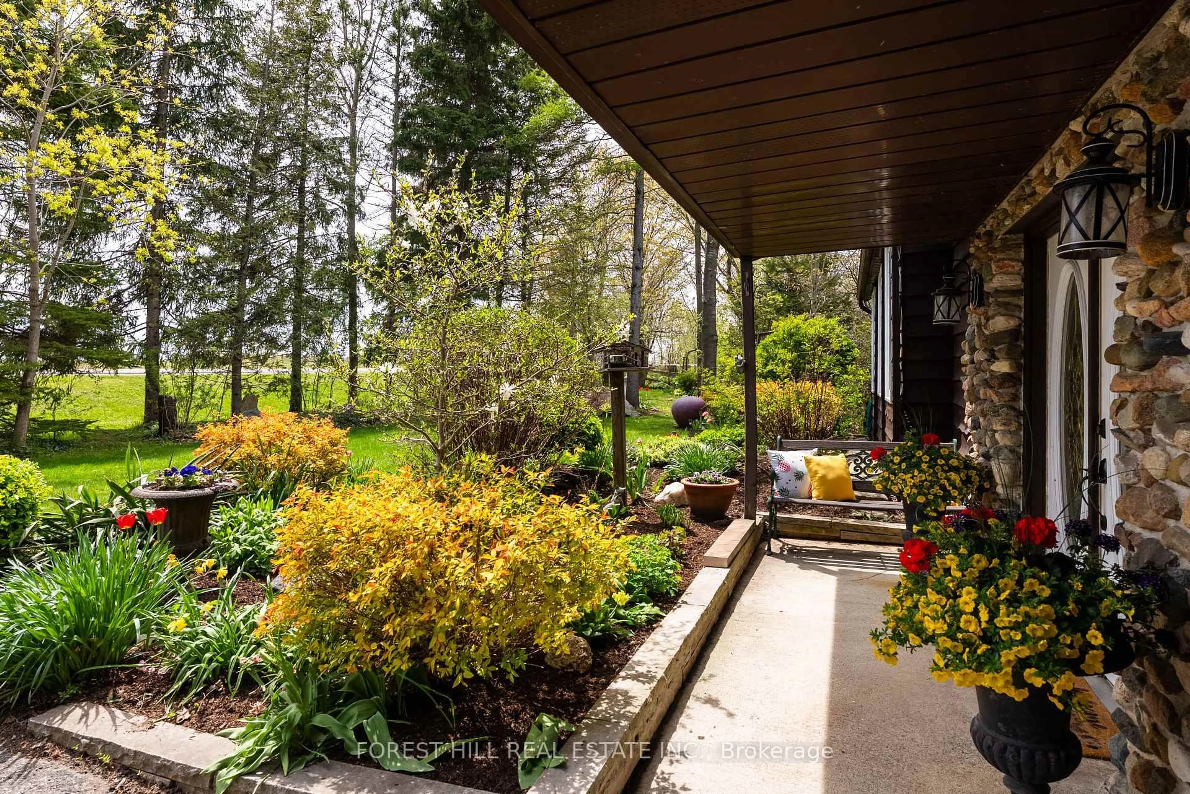 Patio, forest/trees view for 1120 Lisbon Rd, Wilmot Ontario N0B 2T0