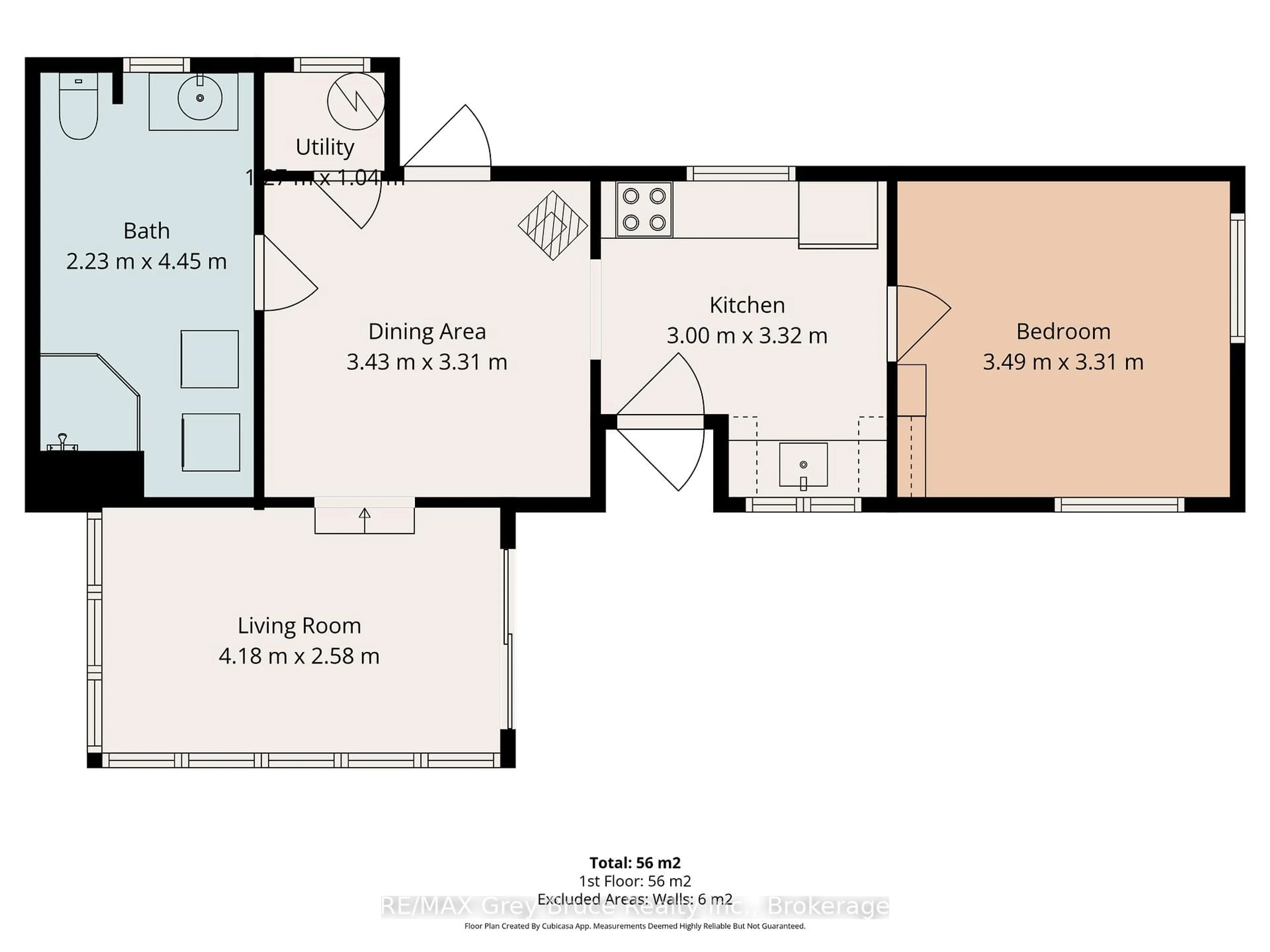 Floor plan for 39 Cardinal Ave, South Bruce Peninsula Ontario N0H 2T0