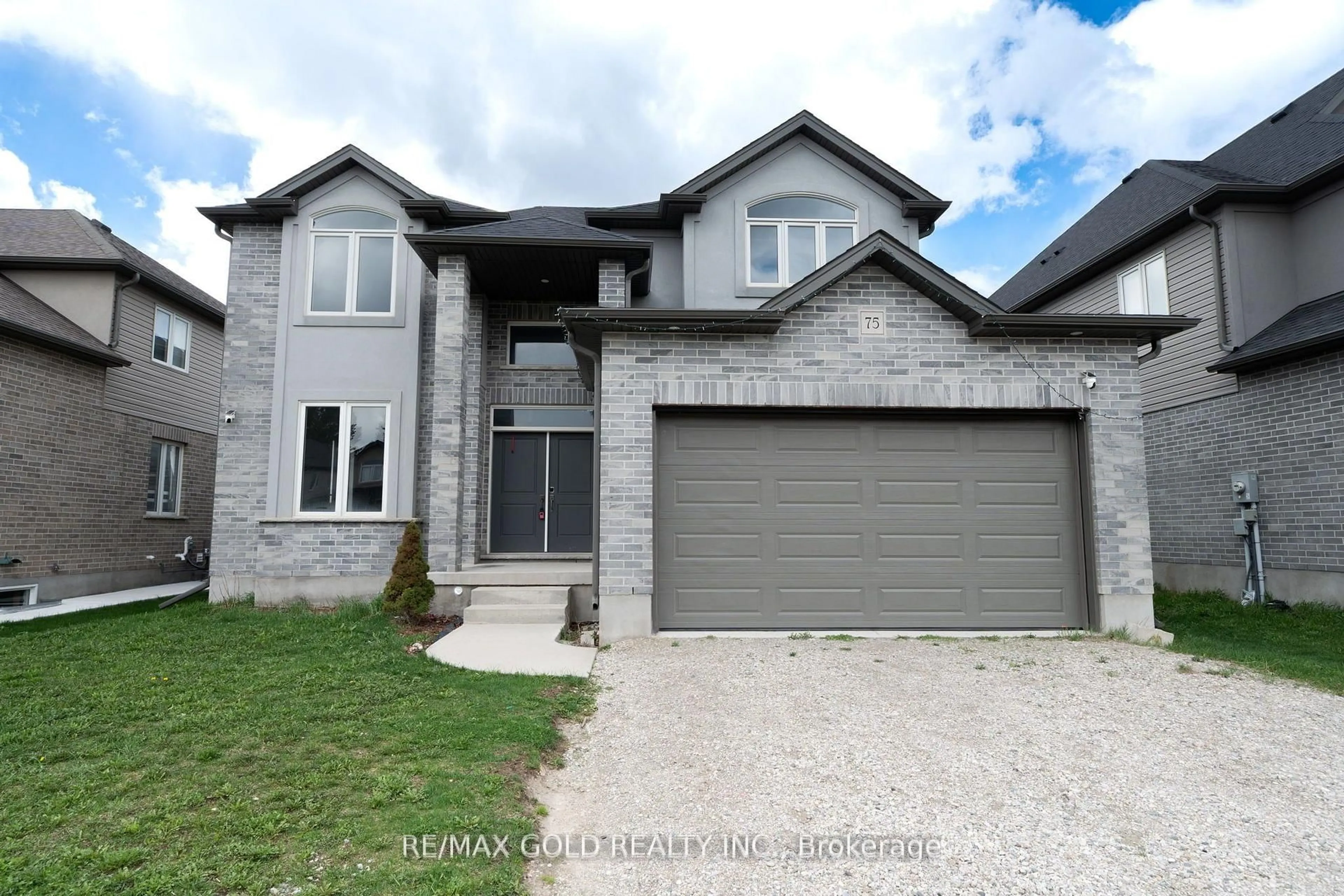 Home with brick exterior material, street for 75 Burton St, East Zorra-Tavistock Ontario N0J 1M0