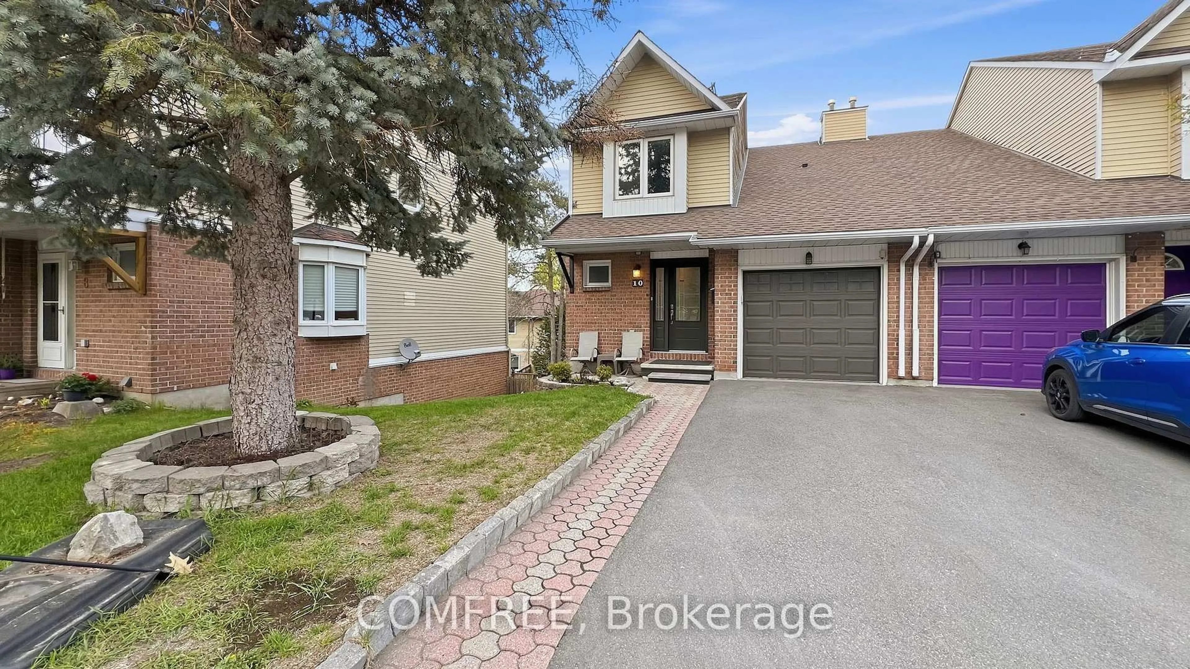 Home with brick exterior material, street for 10 Durbin Crt, Kanata Ontario K2L 3T8